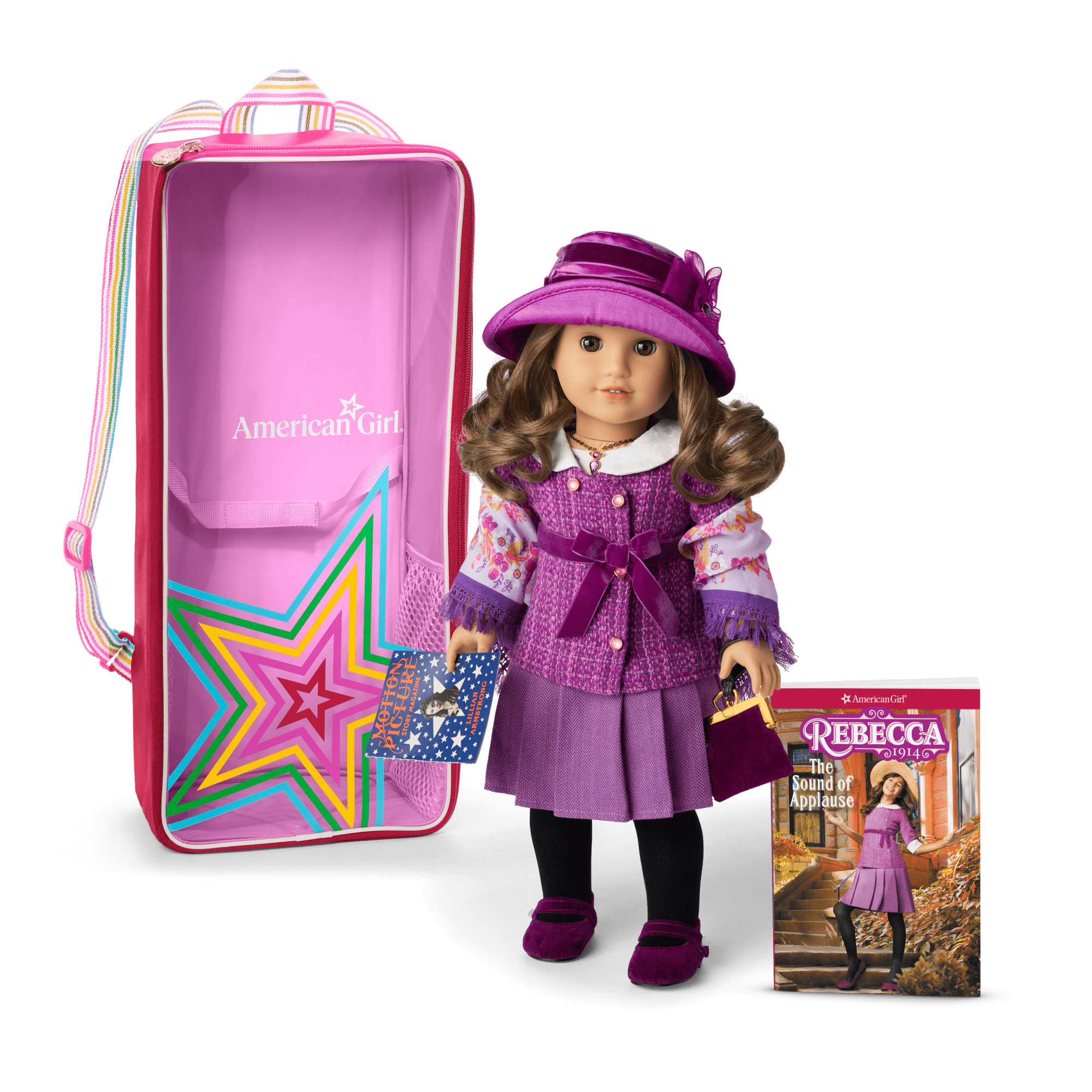 Rebecca™ 18-inch Doll, Book, Accessories & Doll Carrier (Historical Characters)