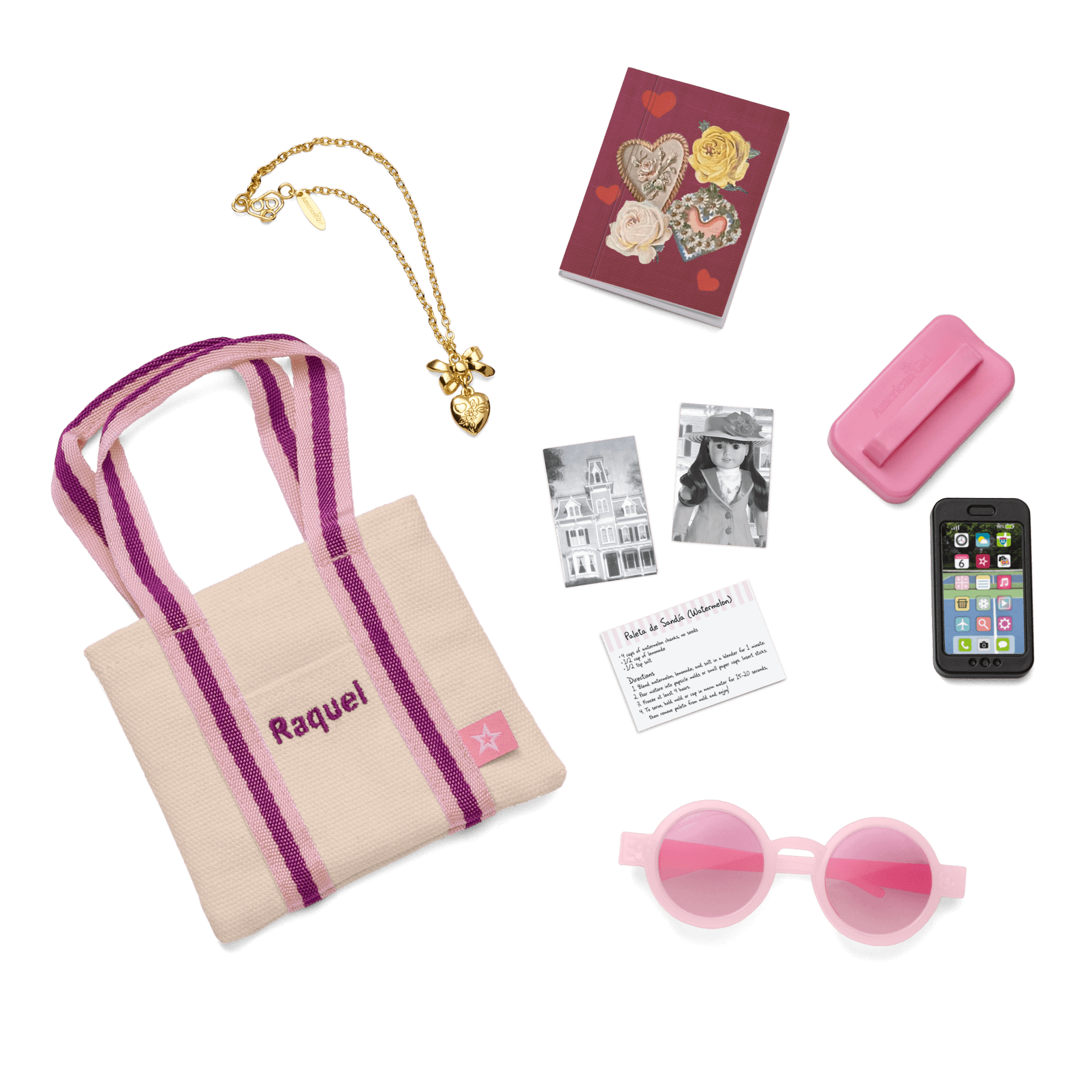 Raquel™ 18-inch Doll, Journal, Accessories & Doll Carrier (Girl of the Year™ 2026)