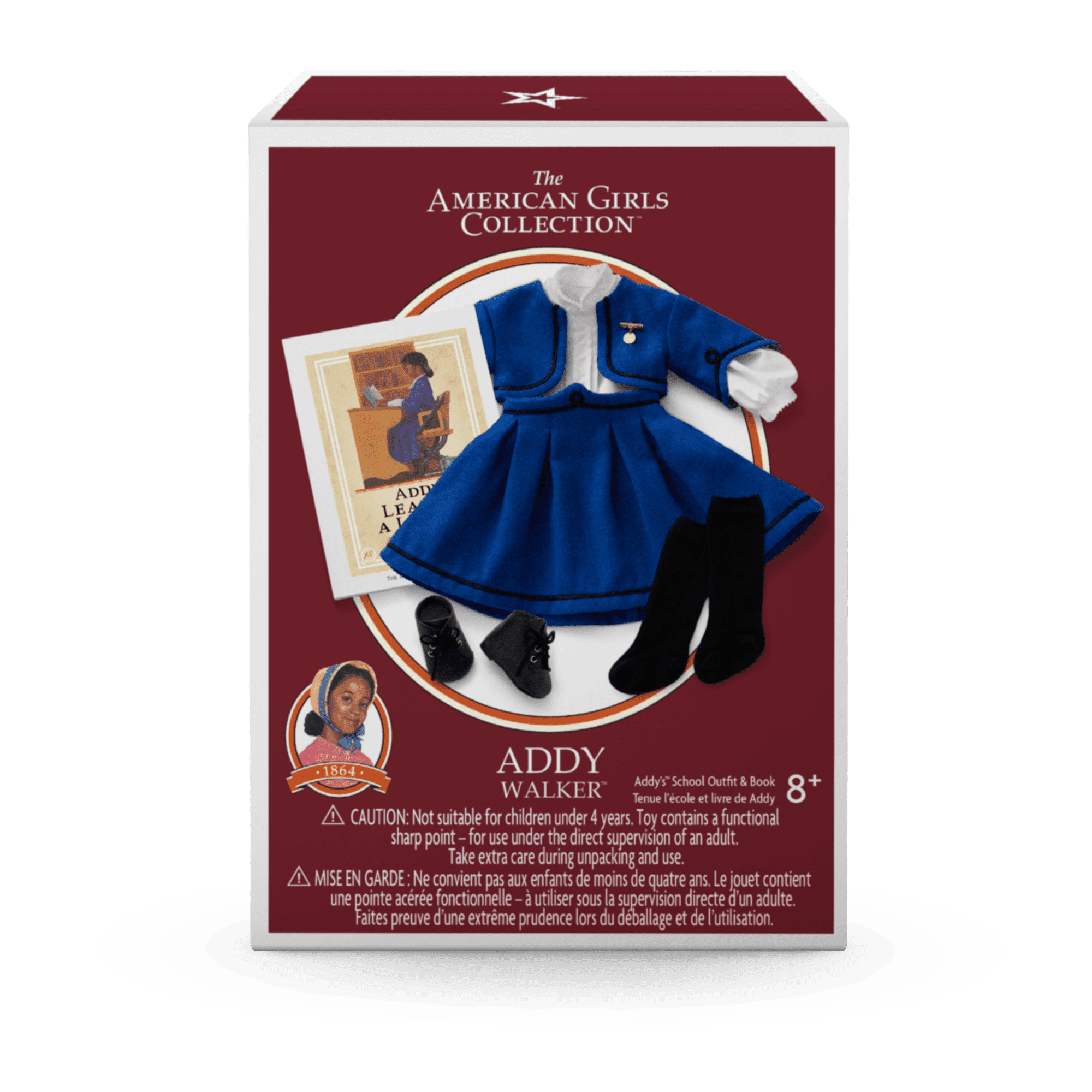 Addy’s™ School Outfit & Book (Historical Characters)