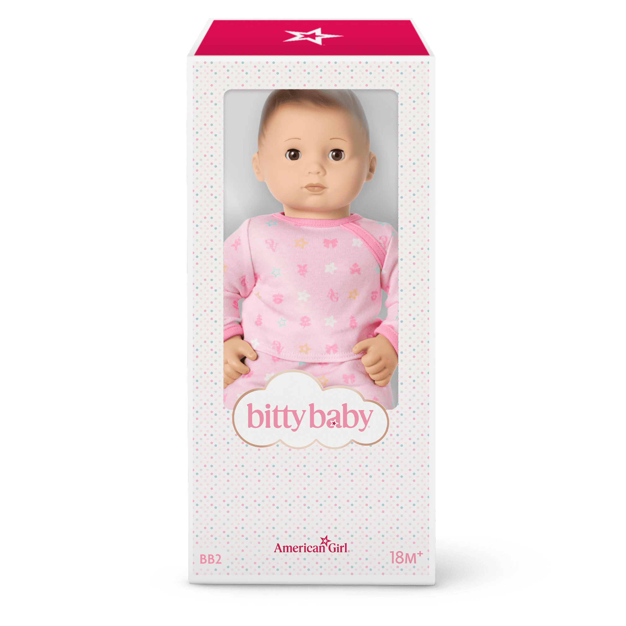 Bitty Baby® Doll #2 in Pastel Pink + Bunny Friend & Board Book