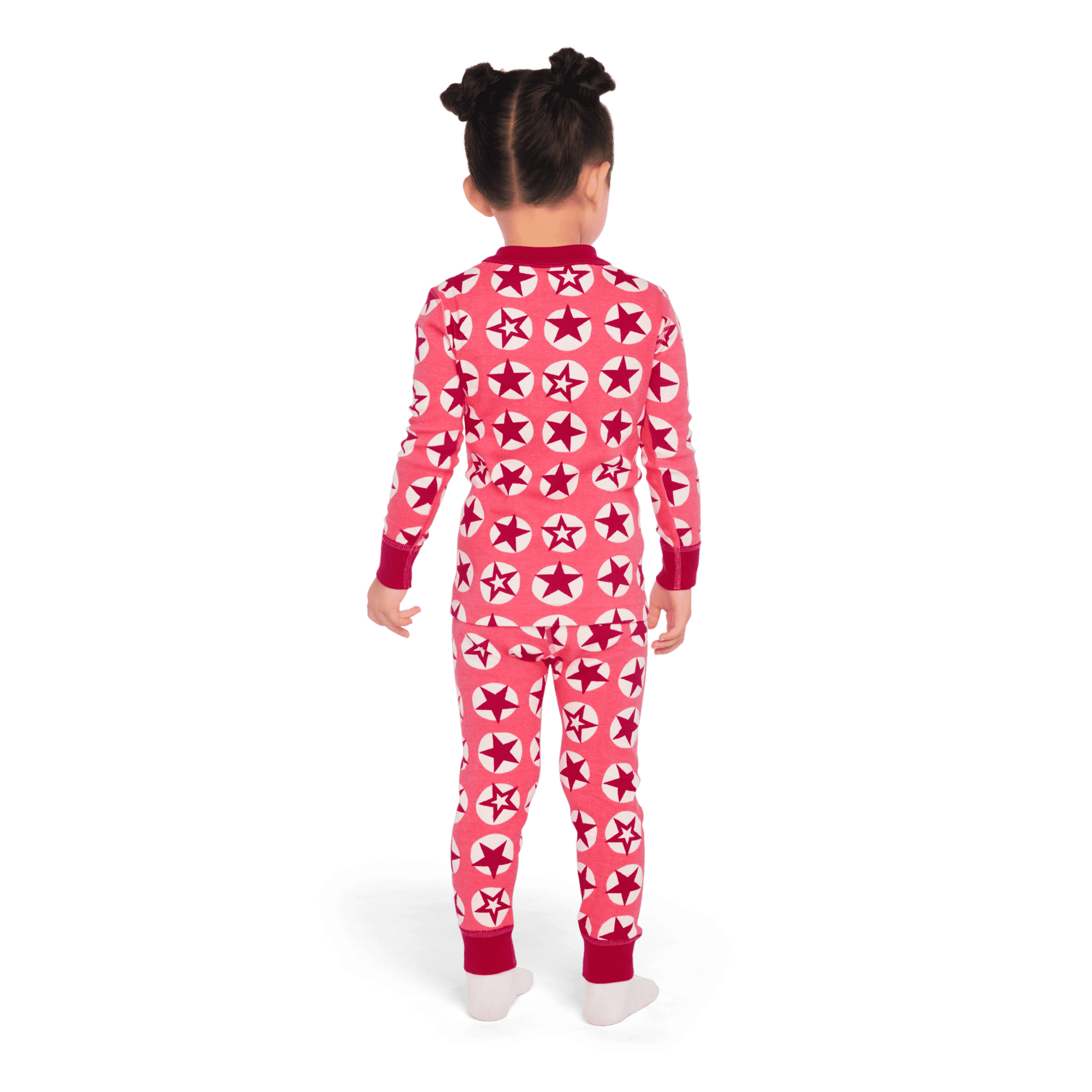 American Girl® x Hanna Andersson Berry Bright Stars Pajamas for Little Girls & Bitty Baby® Dolls