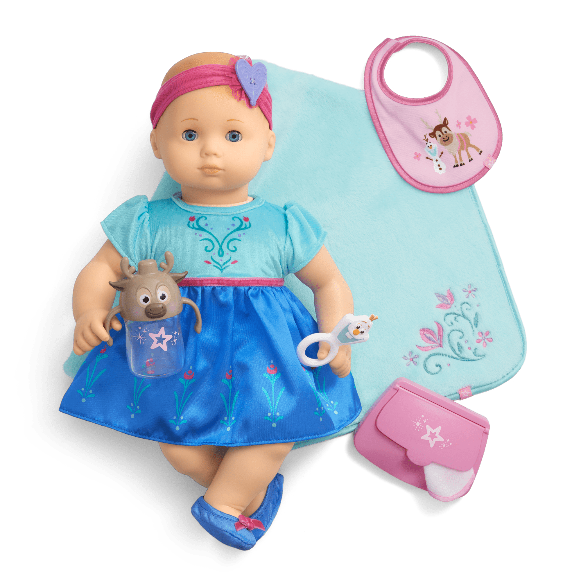 Disney Frozen Anna Cuddle & Care Set with Bitty Baby® Doll by American Girl®