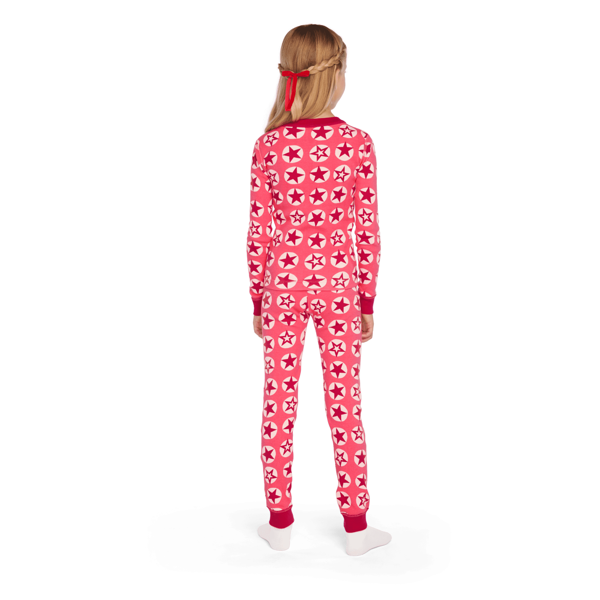 American Girl® x Hanna Andersson Berry Bright Stars Pajamas for Girls & 18-inch Dolls