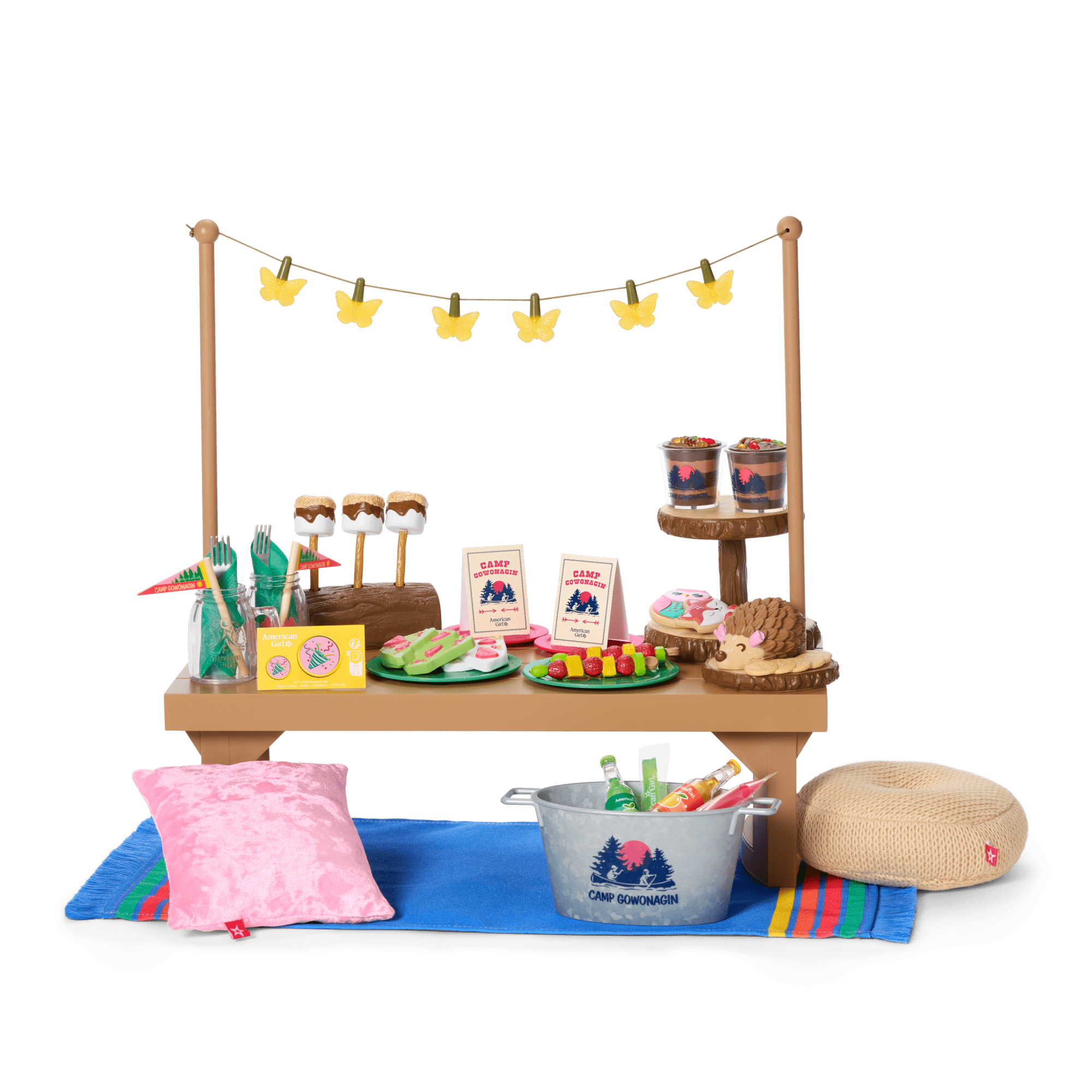 Daisy Davenport’s™ Party Table & Snacks for 18-inch Dolls (Girl of the Year™ 2027)