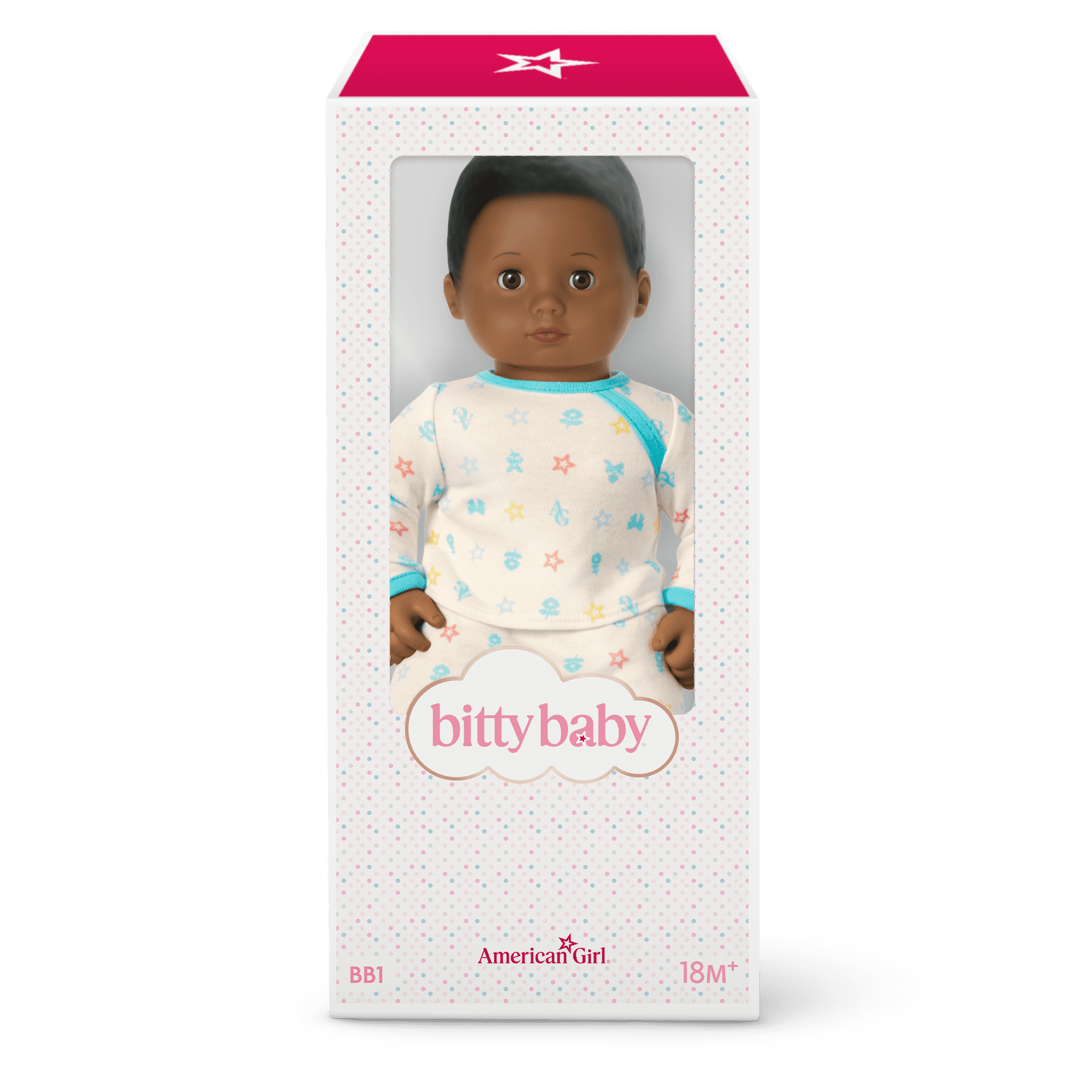 Bitty Baby® Doll #1 in Pastel Blue + Bear Friend & Board Book