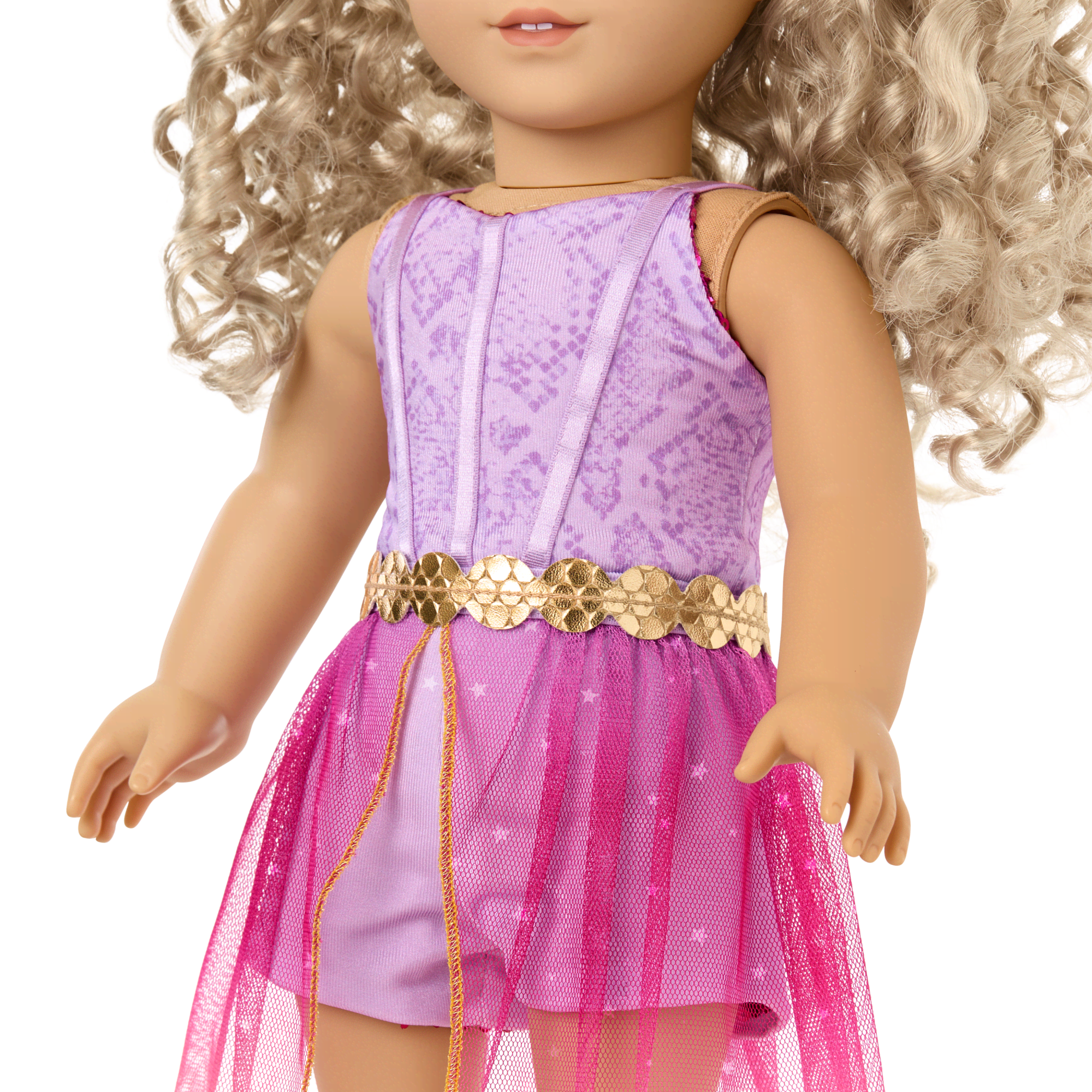 Glam Sparkly Concert Outfit & Colorful Teddy Bear Backpack & Accessory Set Bundle