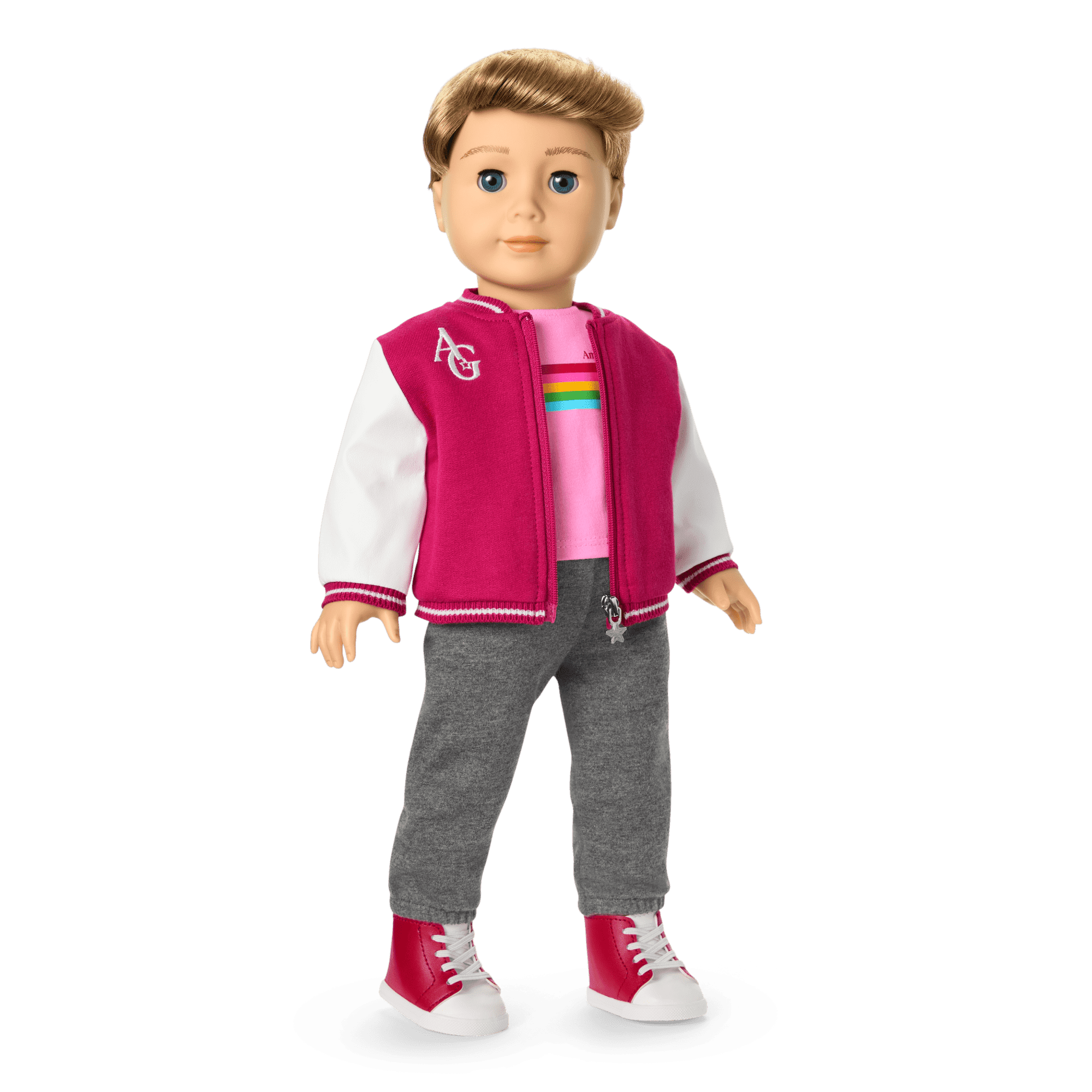 Truly Me™ 18-inch Doll #104 with straight caramel hair