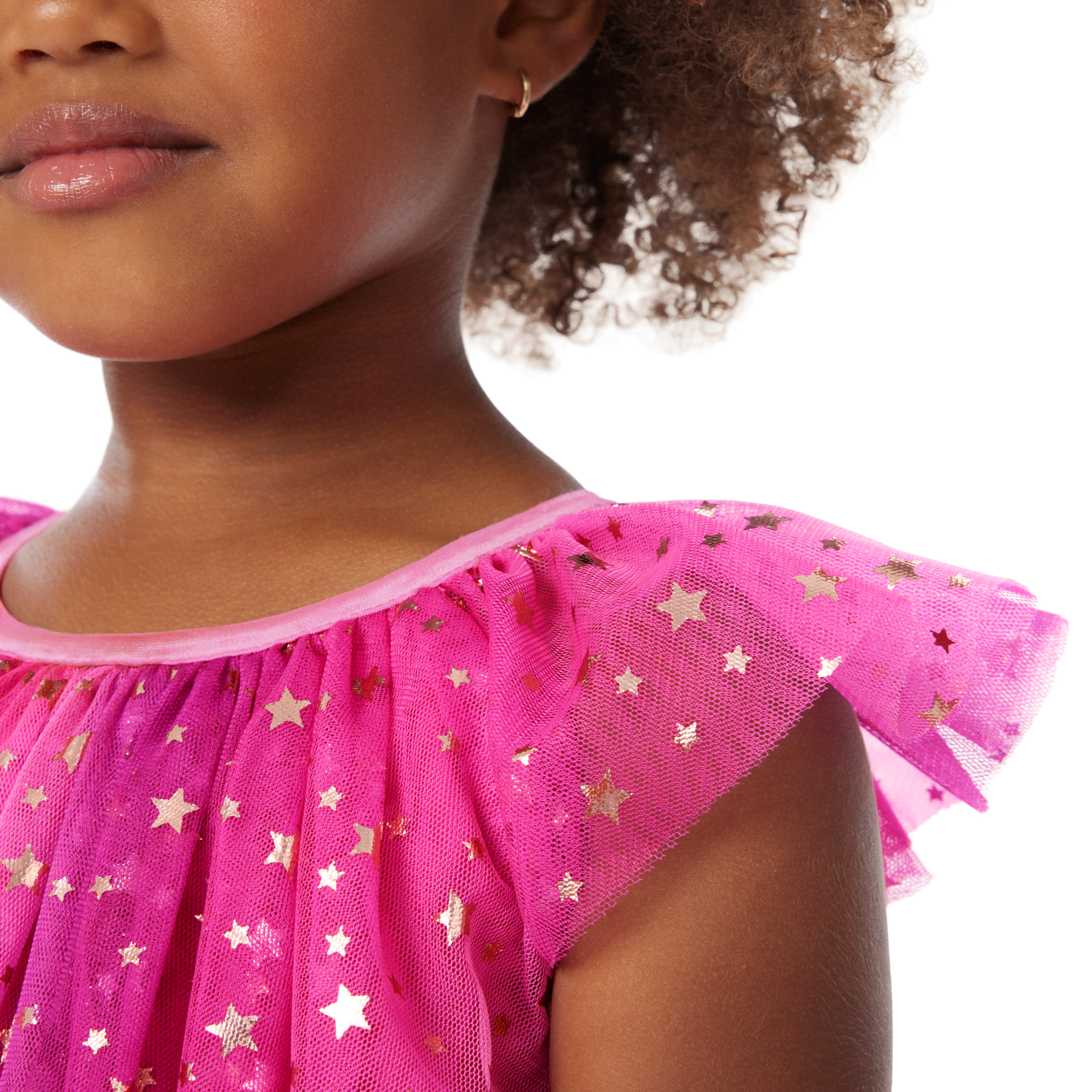Pink Party-Ready Dress for Little Girls (Bitty Baby®)