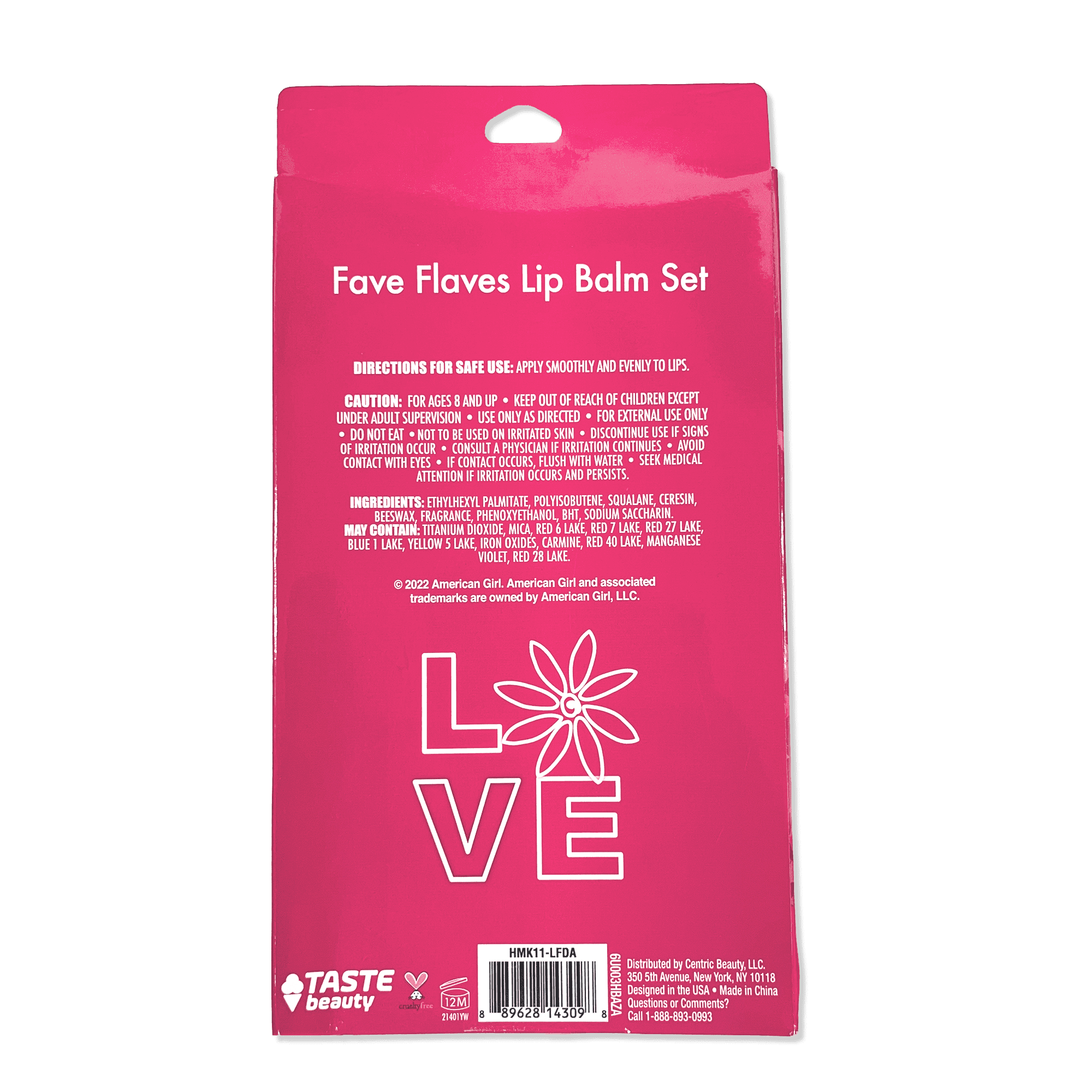 Fave Flaves Lip Balm Set for Girls