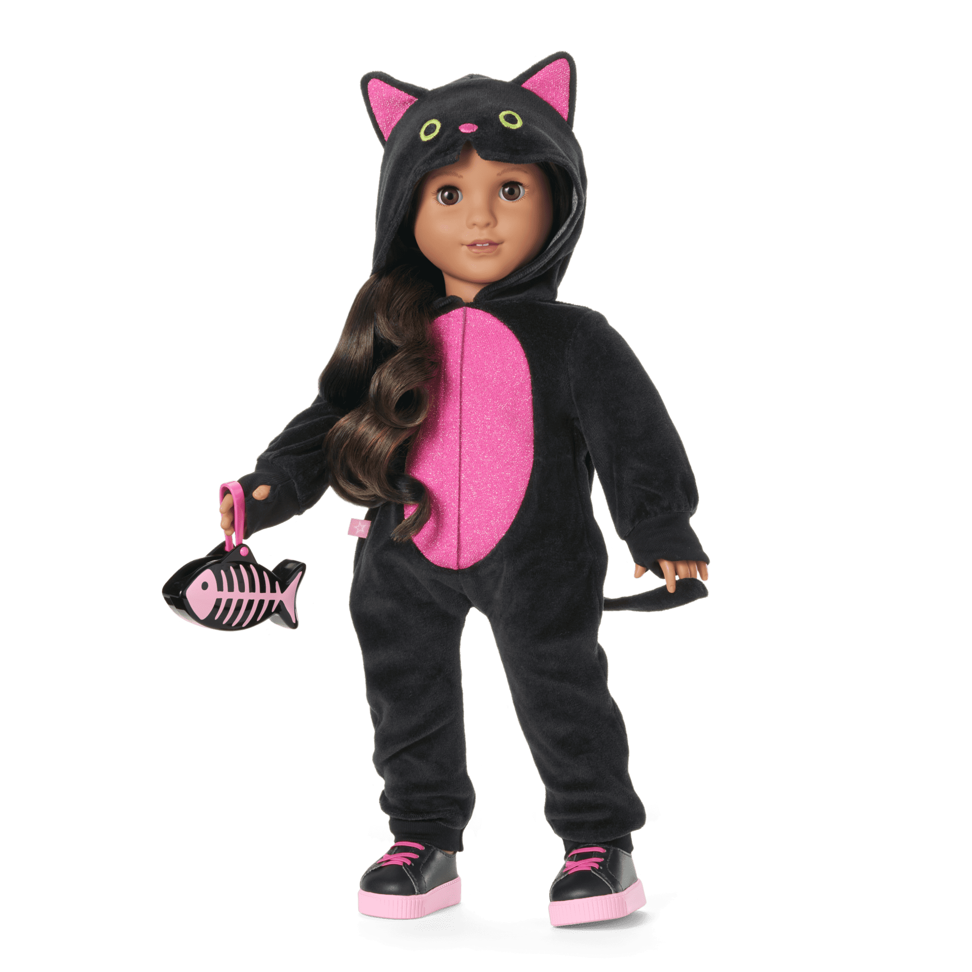 Claws & Cuddles Cat Costume for 18-inch Dolls