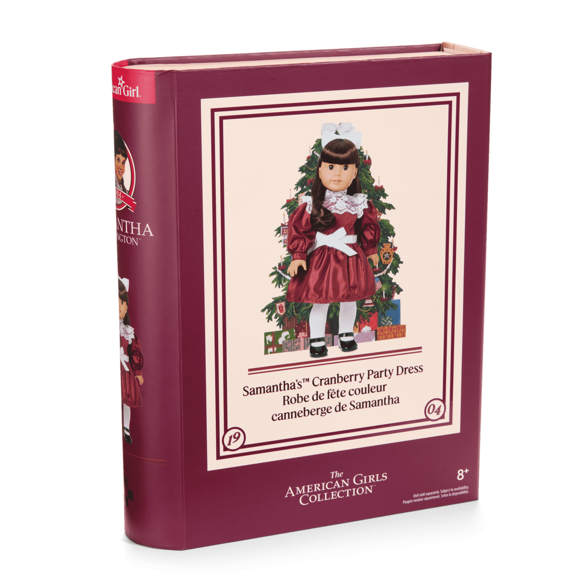 Samantha’s™ Cranberry Party Dress for 18-inch Dolls (Historical Characters)