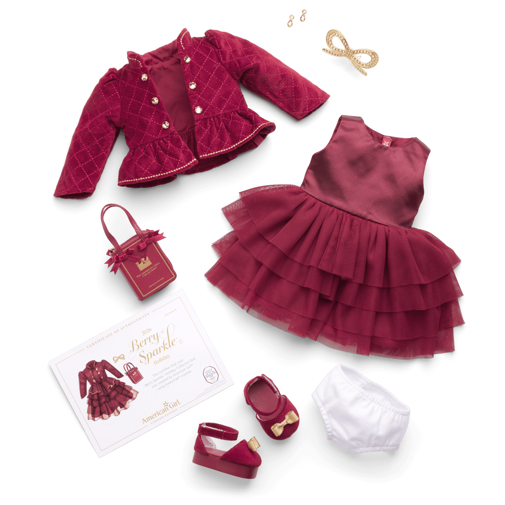 American Girl® 2026 Berry Sparkle™ Holiday Collector Doll