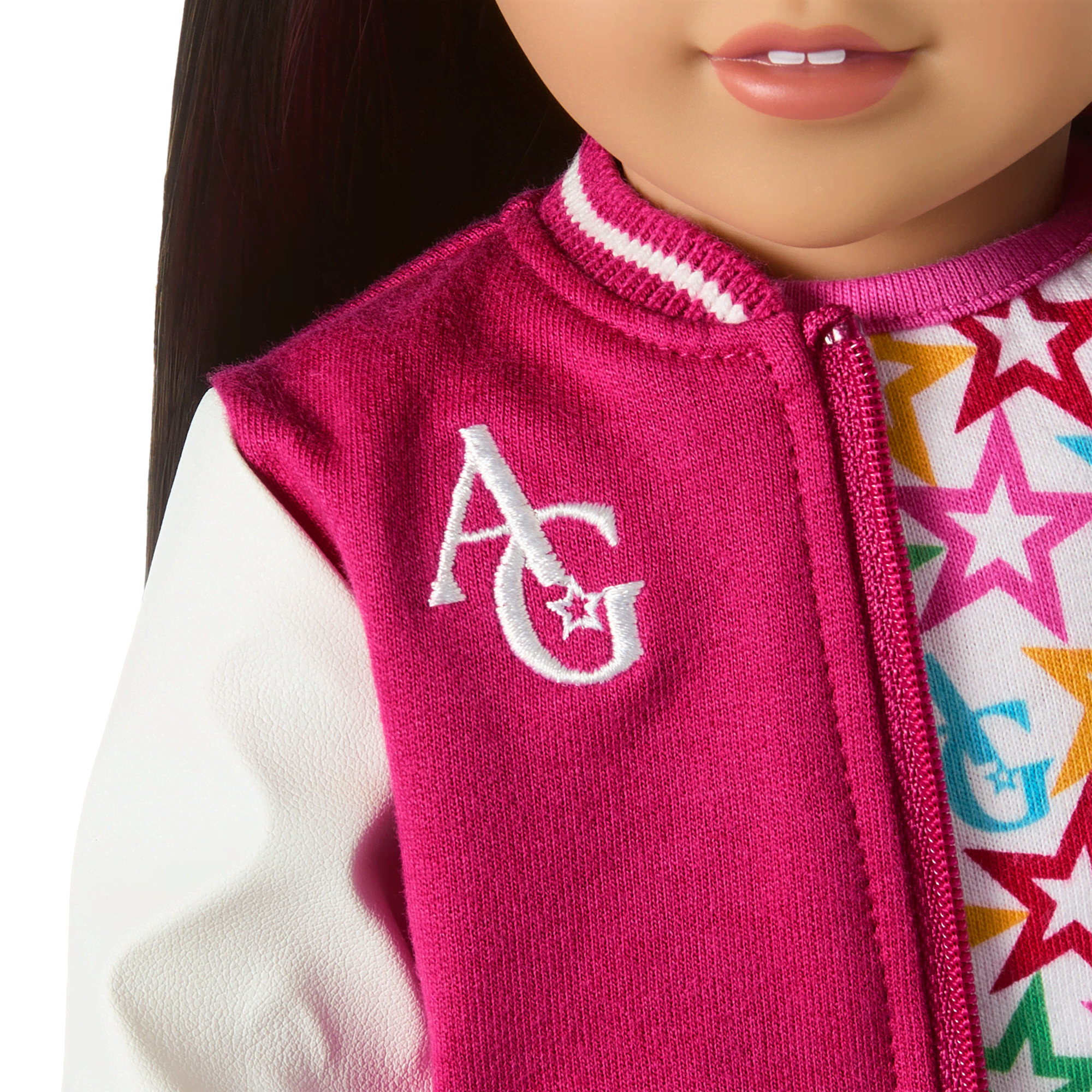 Truly Me™ 18-inch Doll #124 with straight black-brown hair