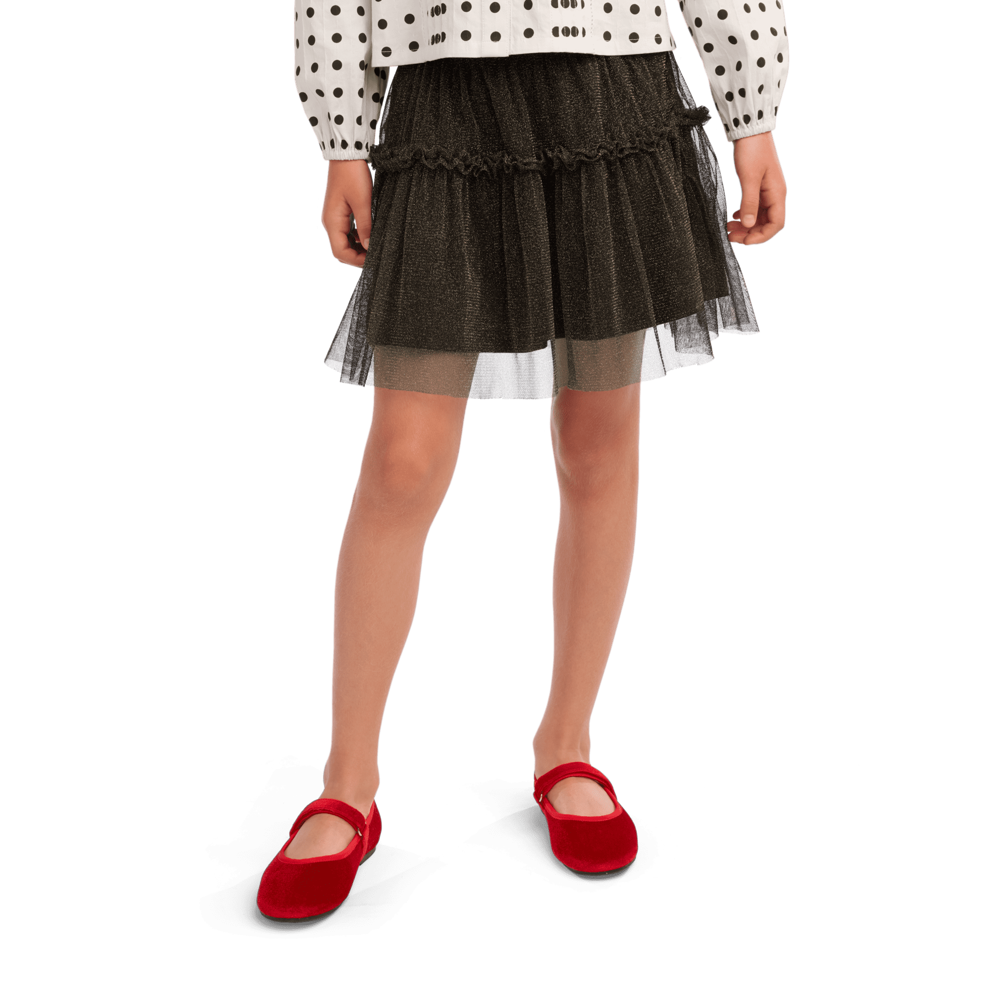 American Girl® x J.Crew Black Tulle Skirt for Girls