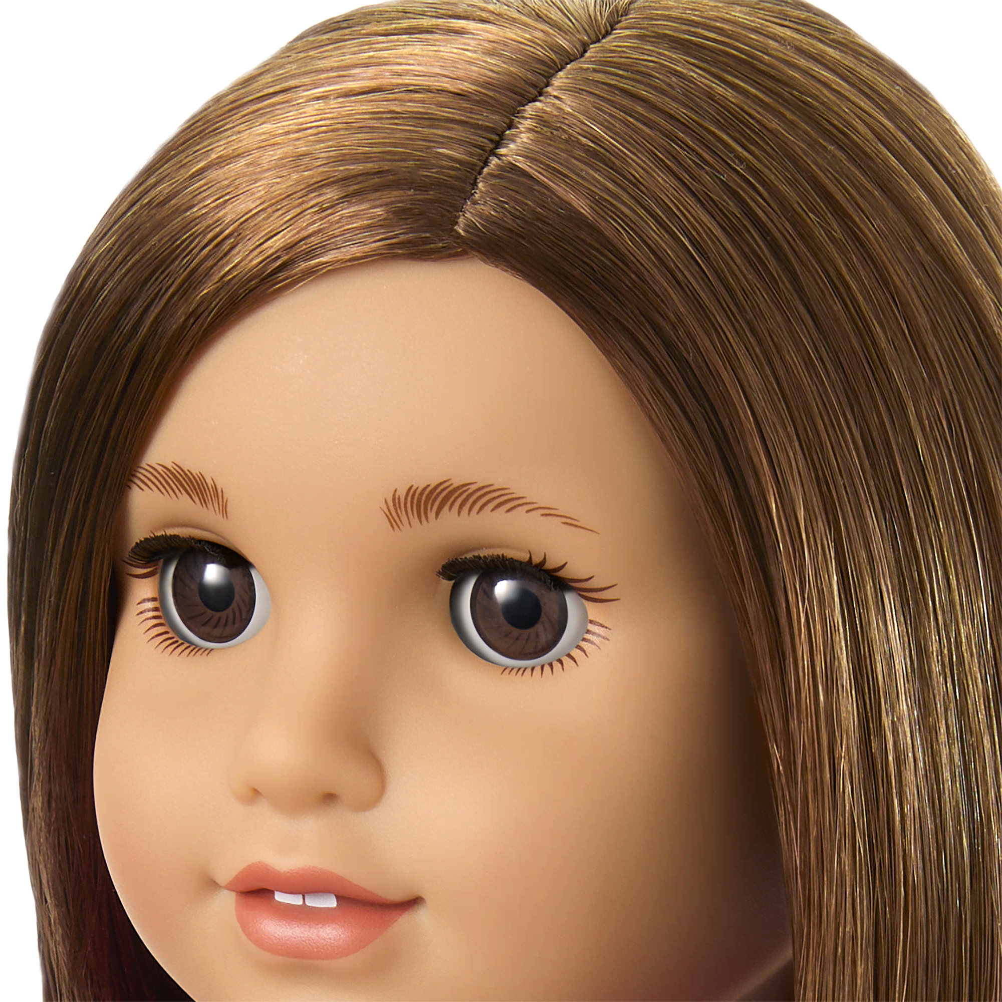 Truly Me™ 18-inch Doll #107 with straight brown hair