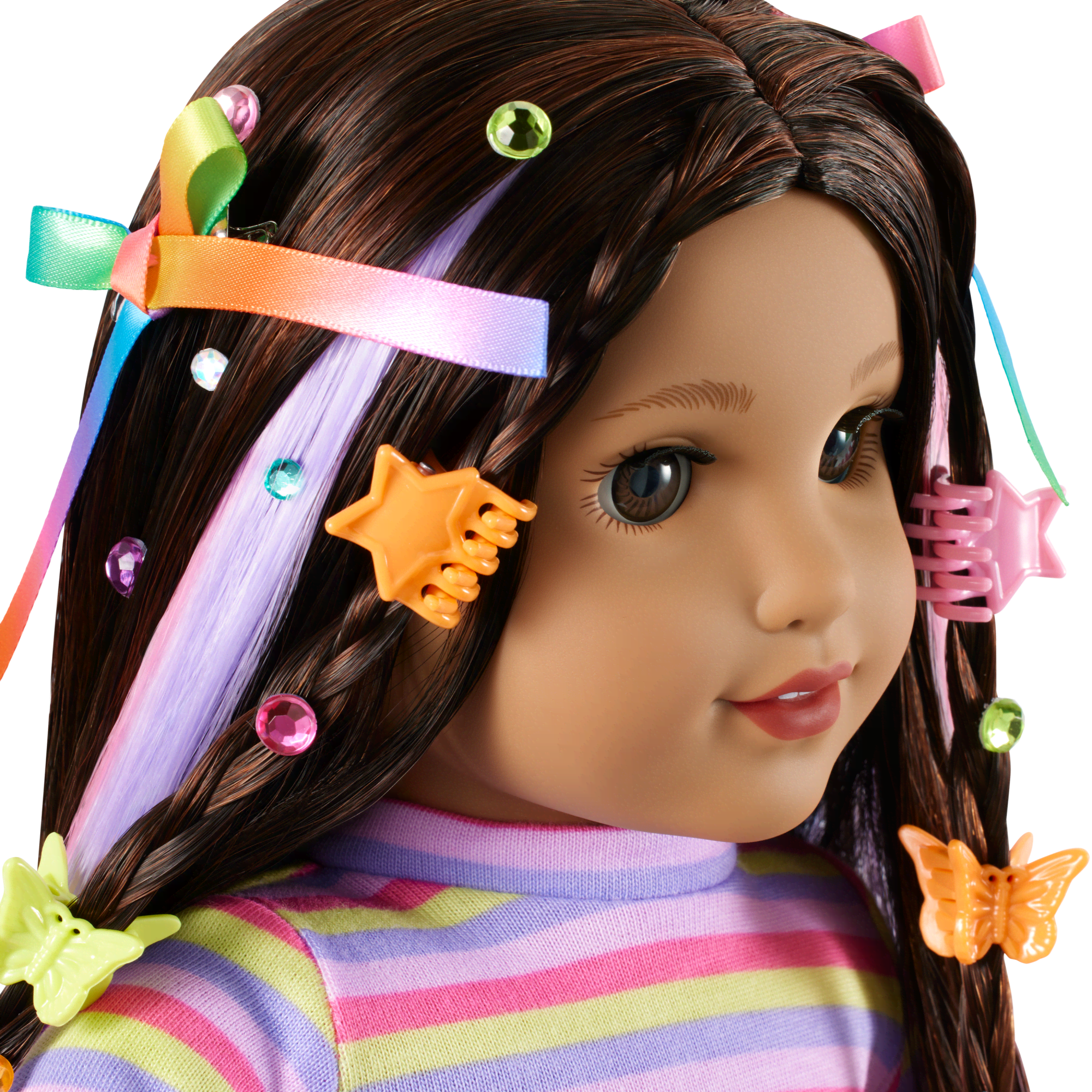 Long Hair Looks™ by Truly Me™ 18-inch Doll #134 & hair accessories