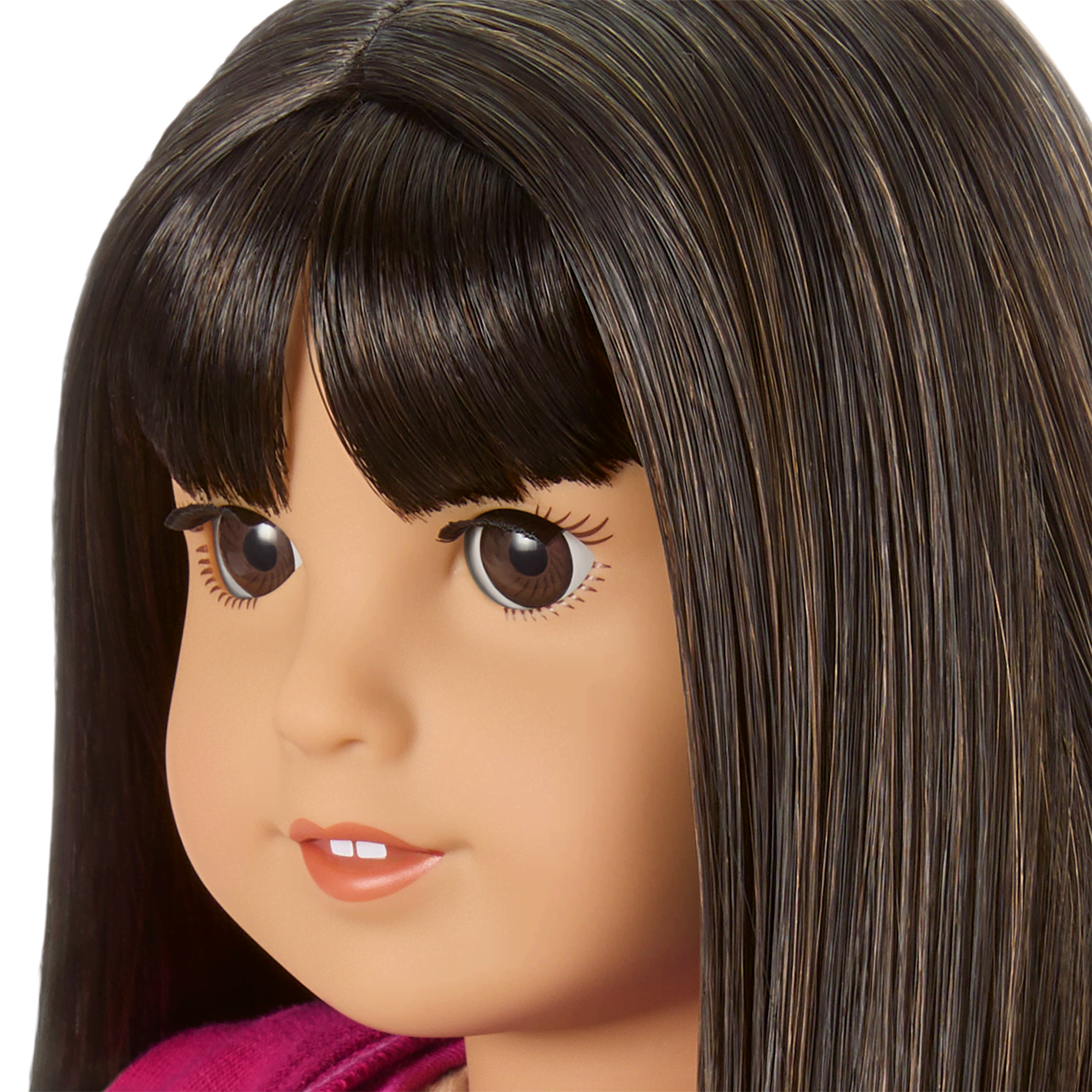 Truly Me™ 18-inch Doll #130 with straight black-brown hair