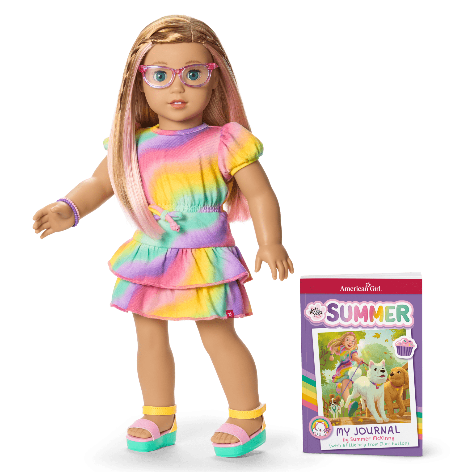 Summer's™ Rainbow Swirl Dress for Girls Summer Doll American Girl®