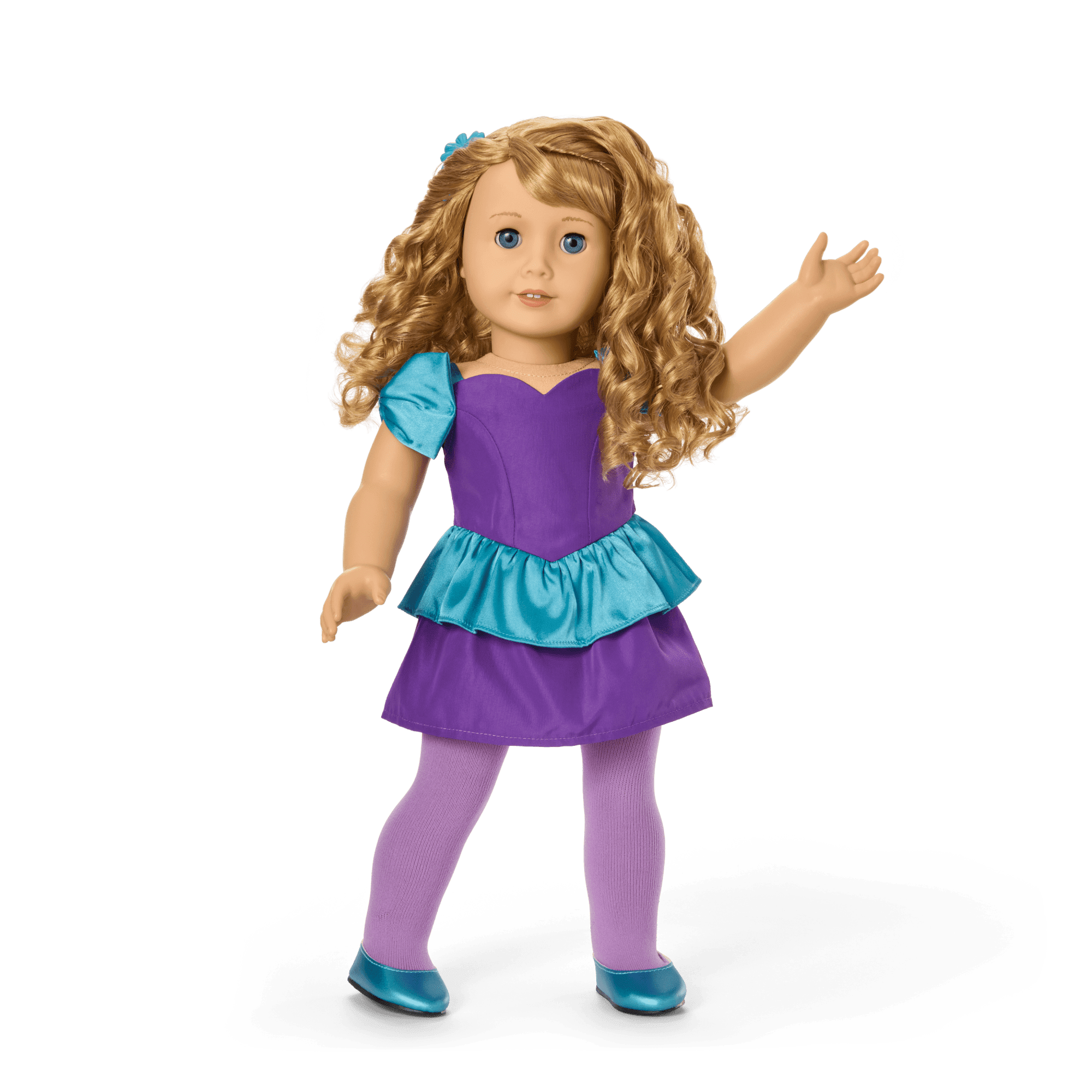 american girl party dress Pink Party-Ready Dress for 18-inch Dolls