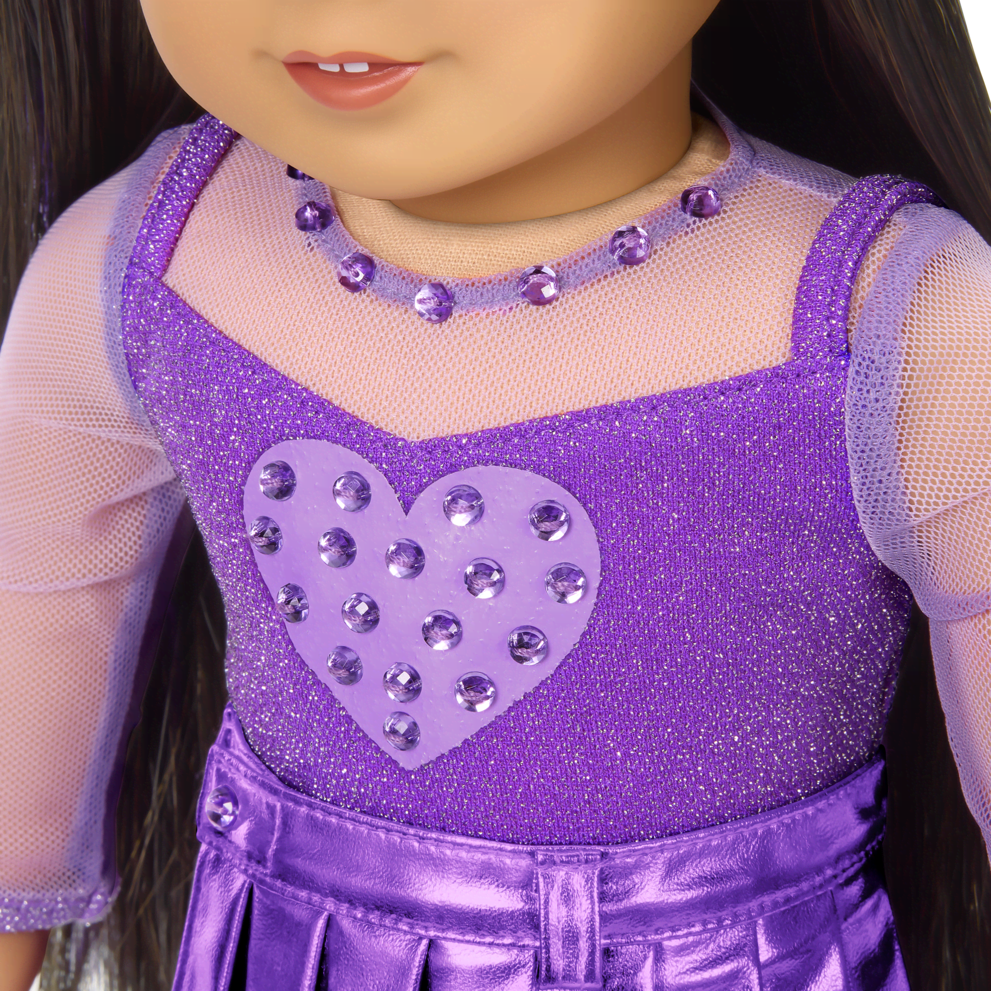 February Amethyst Bliss Outfit for 18-inch Dolls