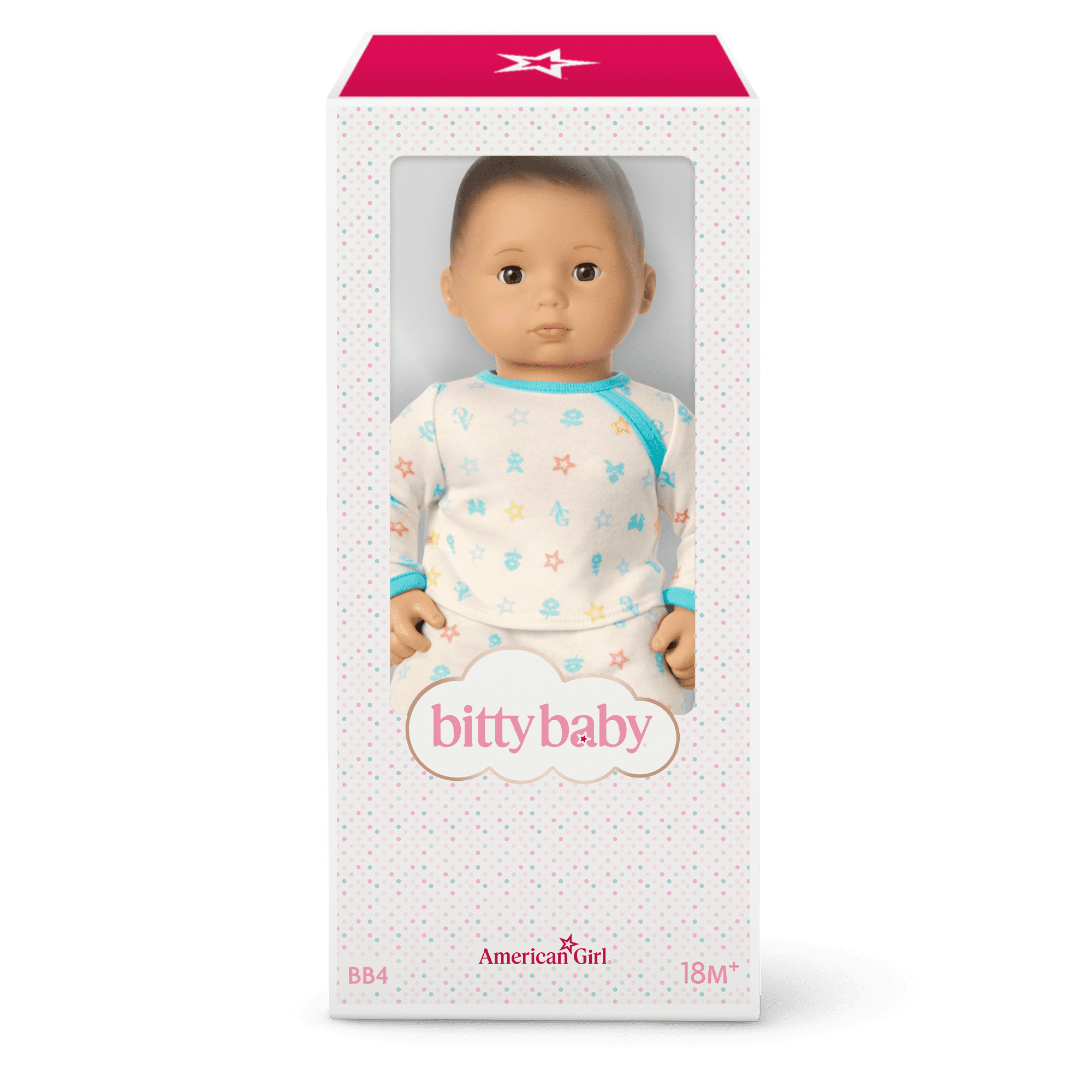 Bitty Baby® Doll #4 in Pastel Blue + Bear Friend & Board Book