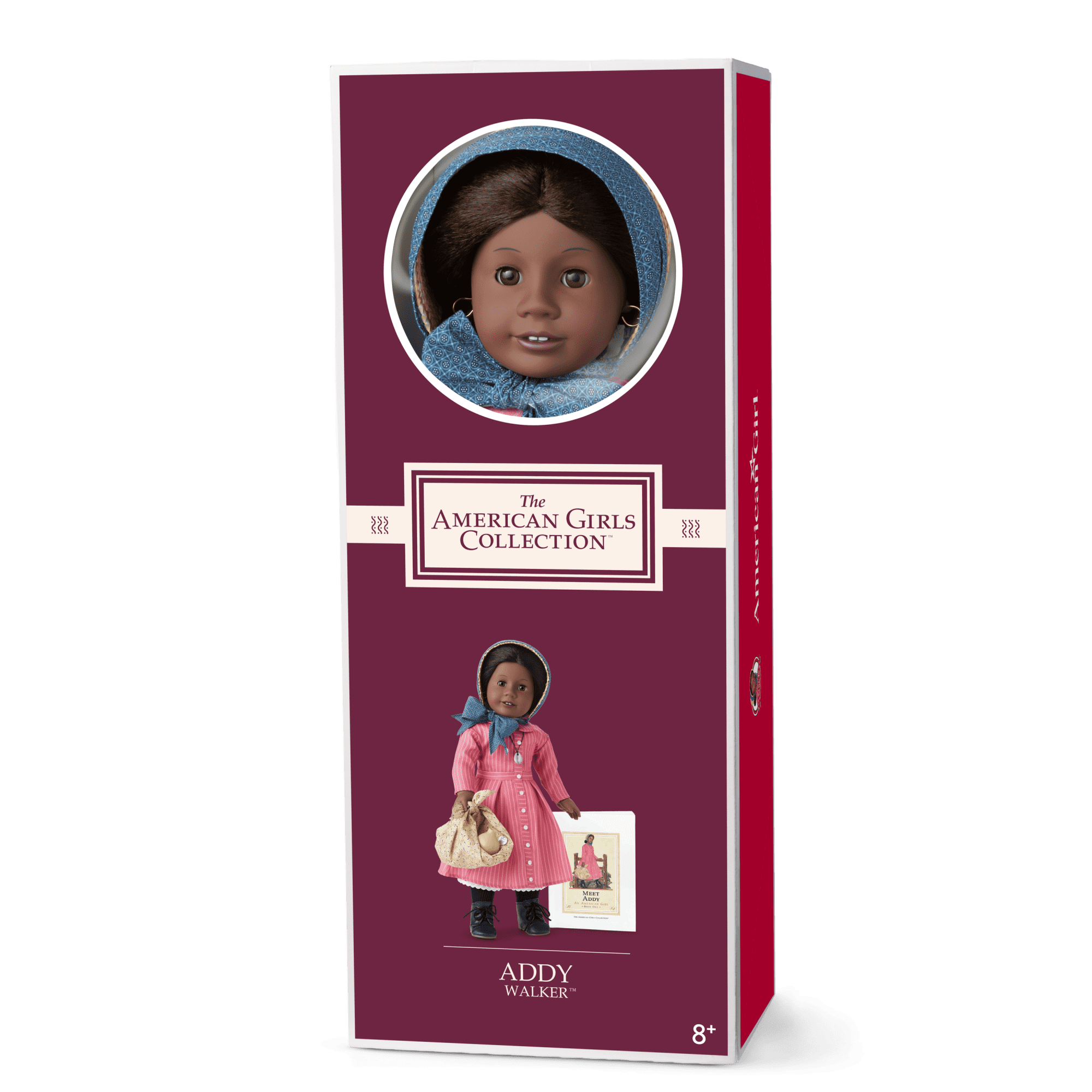 Addy Walker™ 18-inch Doll & Tartan Plaid Dress Bundle (Historical Characters)