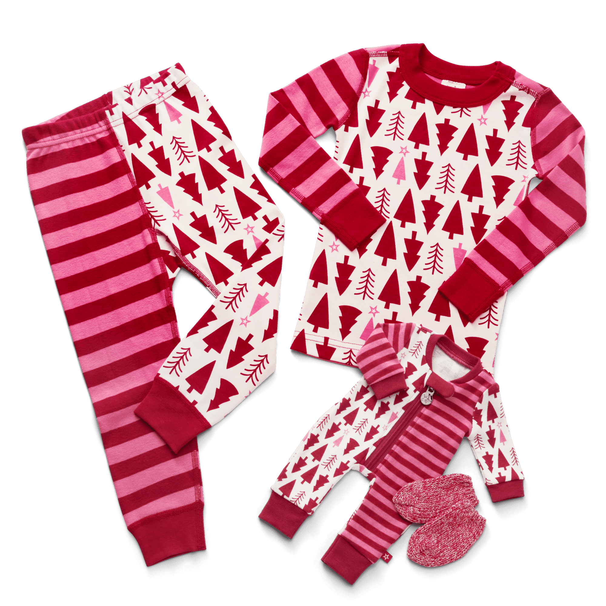 American Girl® x Hanna Andersson Holiday Treetops Pajamas for Little Girls & Bitty Baby® Dolls