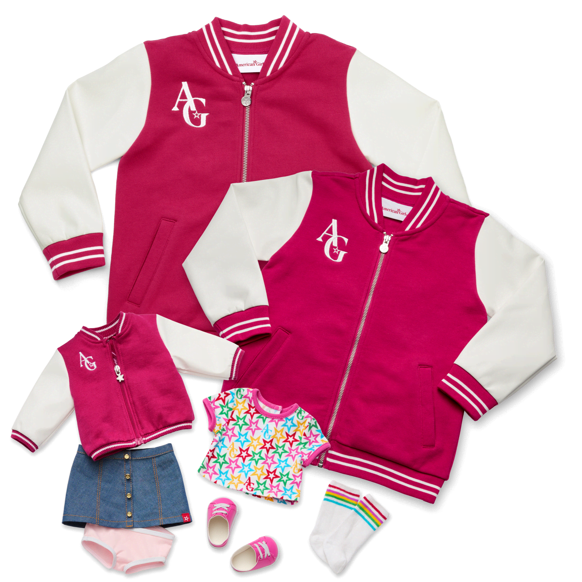 AG™ Star Squad Varsity Jacket Family Bundle
