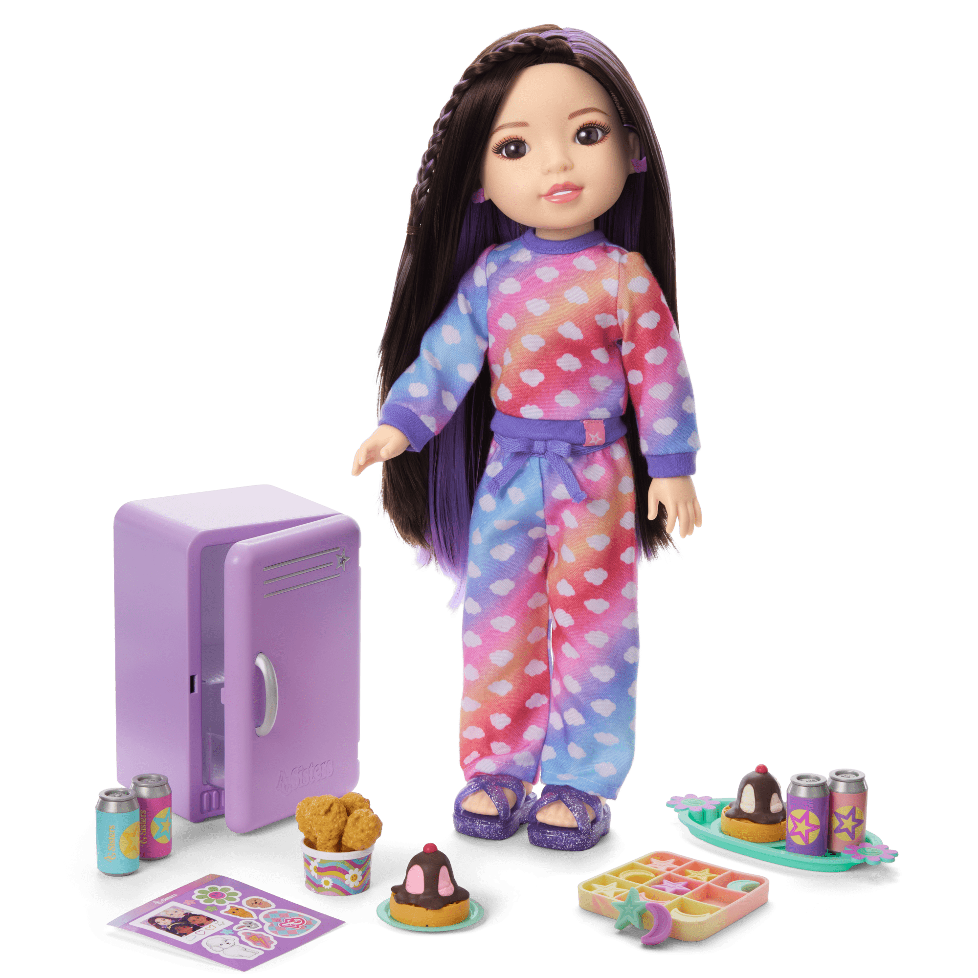 AG Sisters™ Sleepover Styles & Snacks Bundle