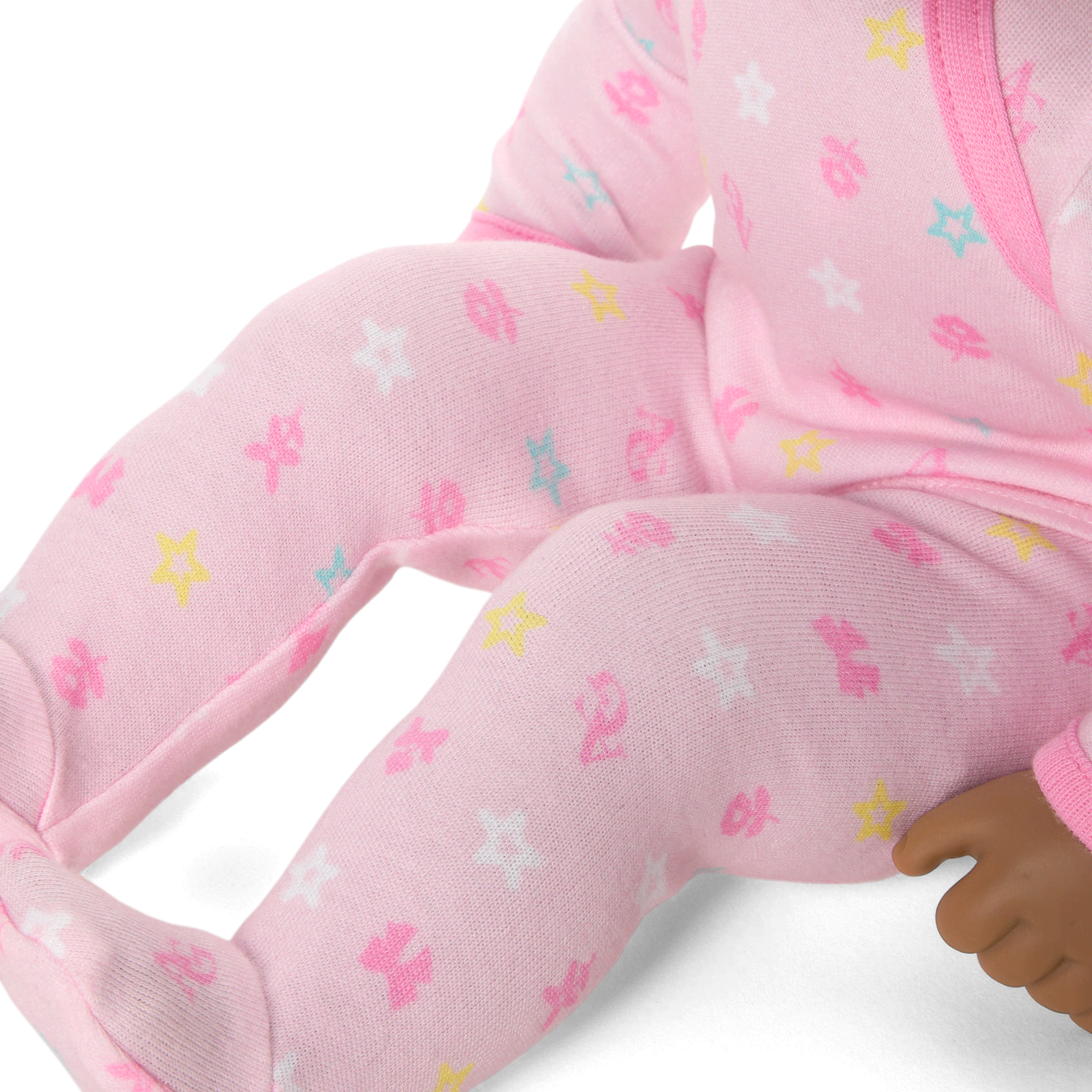 Bitty Baby® Doll #1 with black hair in Pastel Pink
