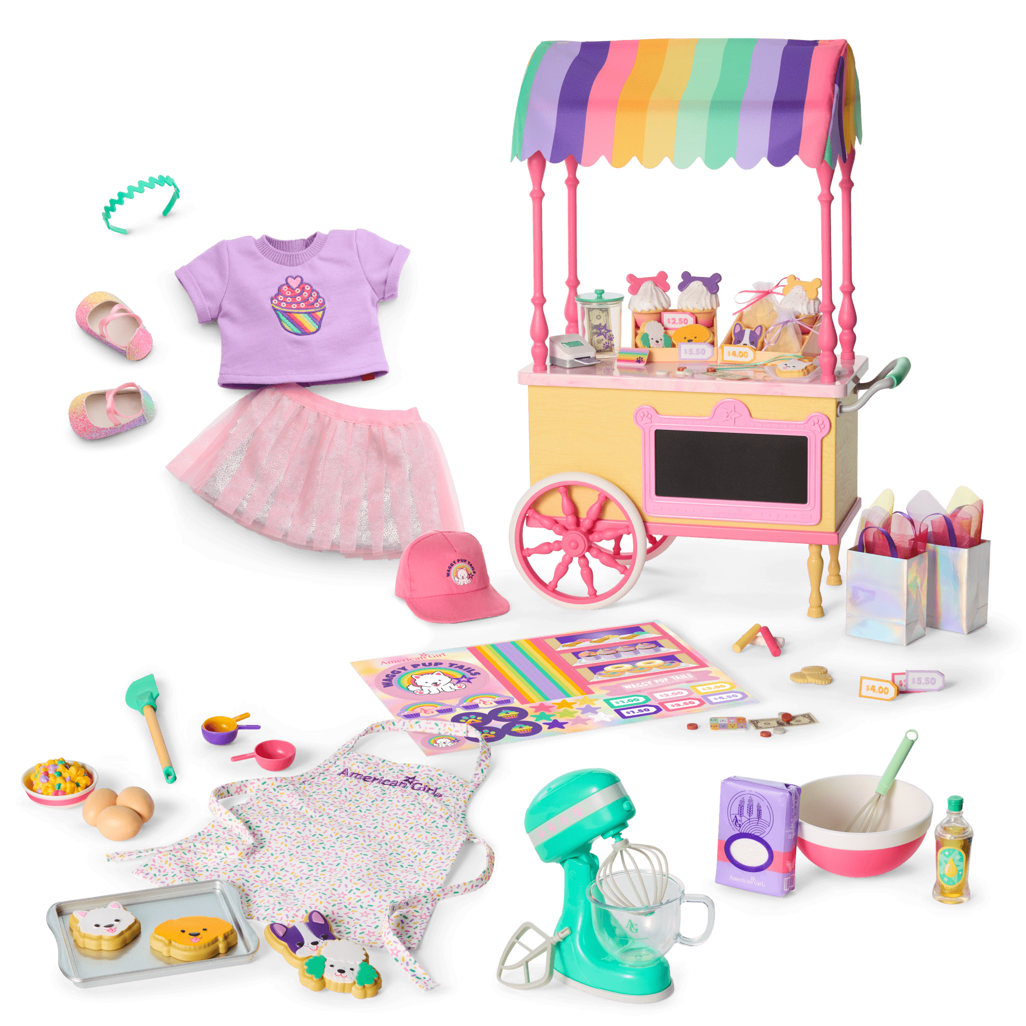 Summer’s™ Treat Cart for 18-inch Dolls (Girl of the Year™ 2025)