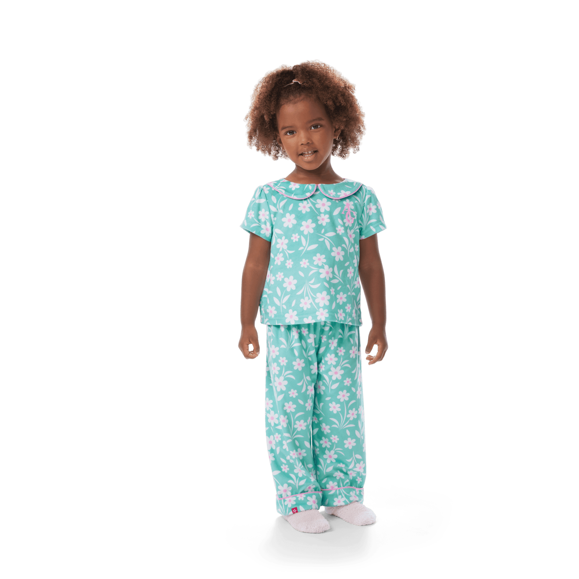 Flower Fun PJs for Little Girls & Bitty Baby® Dolls