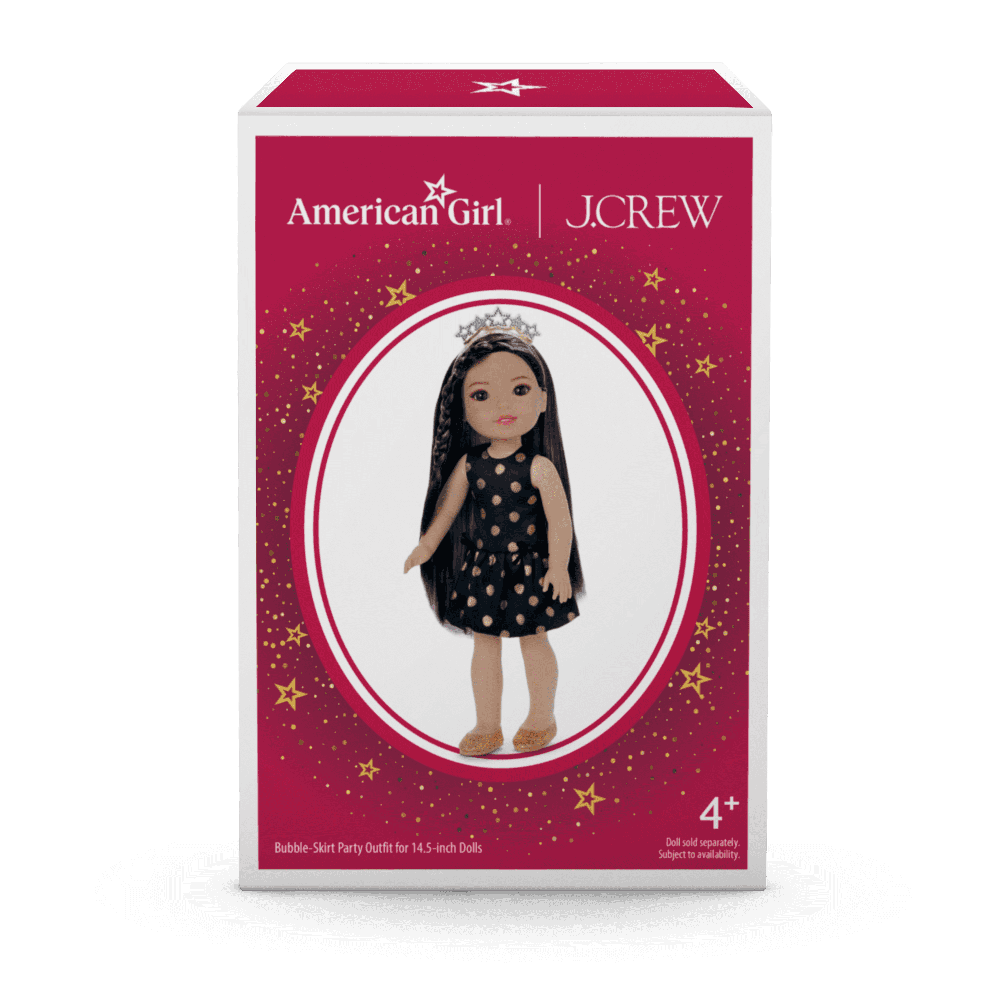 American Girl® x J.Crew Bubble-Skirt Party Outfit for 14.5-inch Dolls
