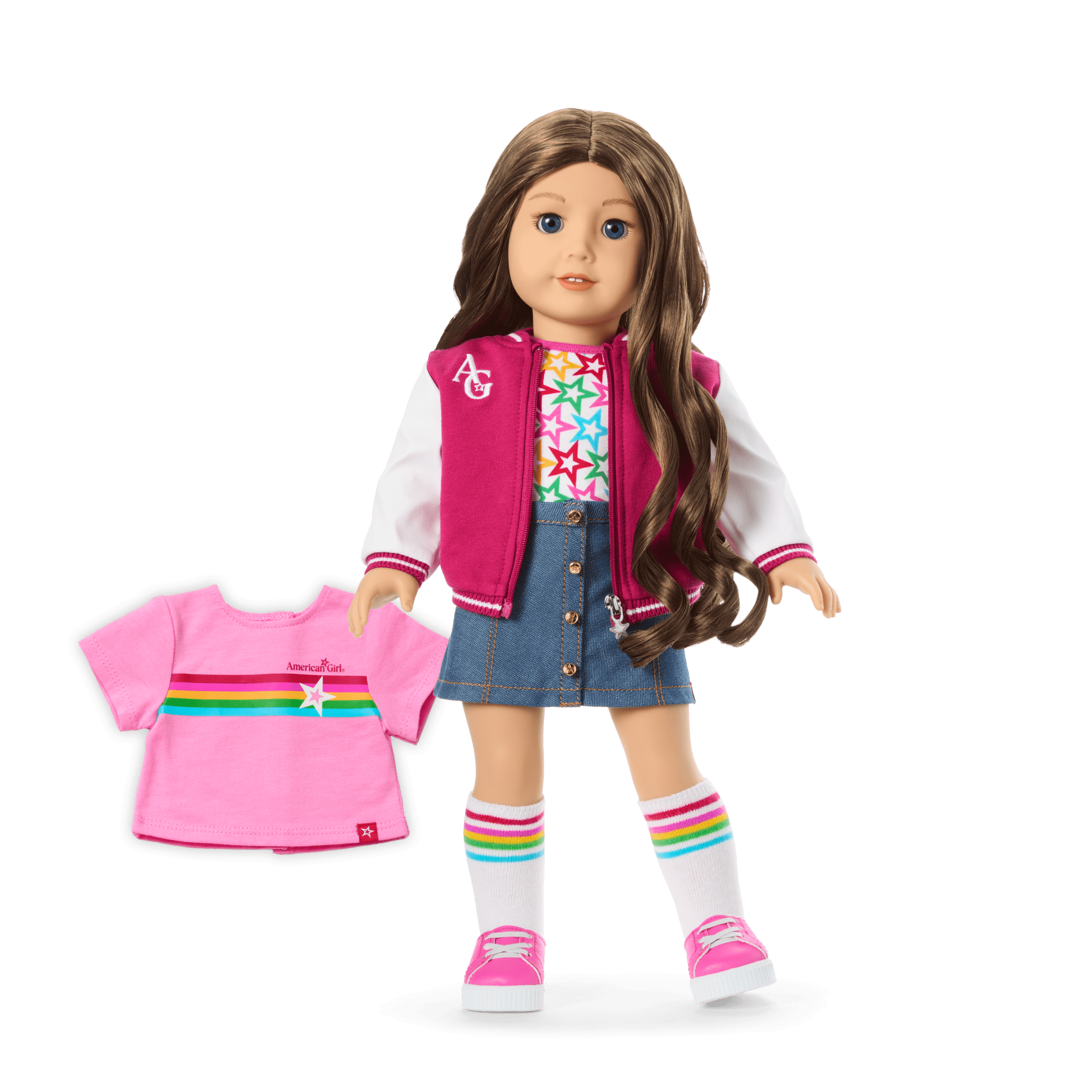 Truly Me™ 18-inch Doll #126, Accessories, Puppy & Doll Carrier