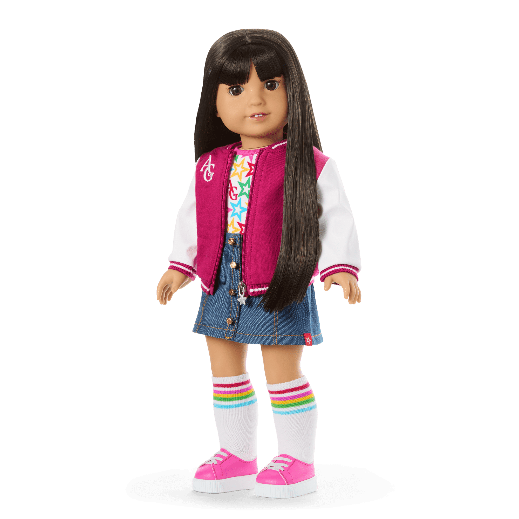 Truly Me™ 18-inch Doll #130, Puppy, Mini Backpack & Accessories AG™ Star Squad Bundle