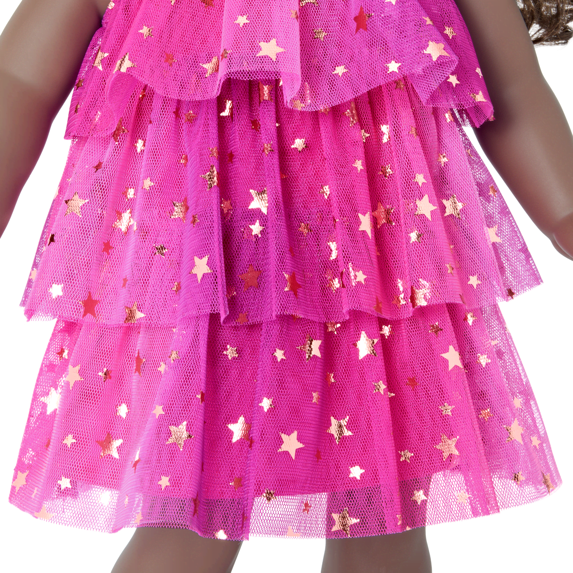 Pink Party-Ready Dresses for Girls & 18-inch Dolls