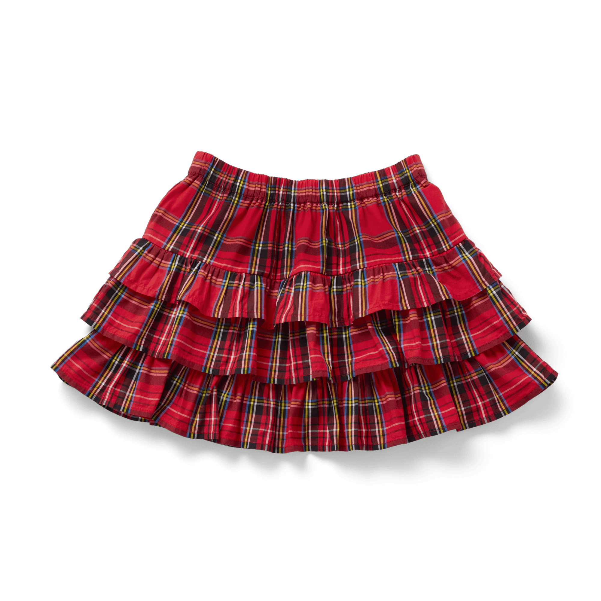 American Girl® x J.Crew Tiered Plaid Skirt for Girls