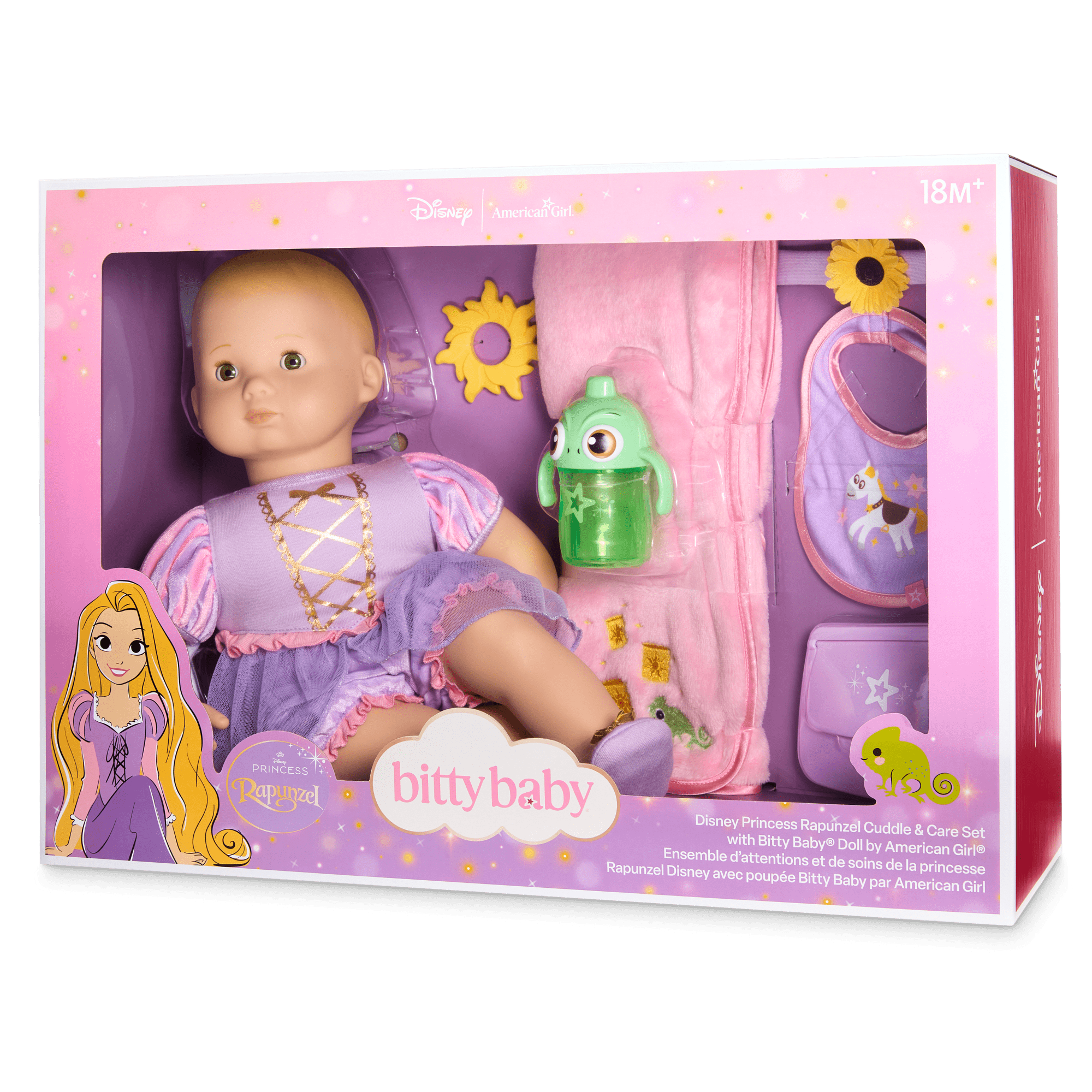 Disney Princess Rapunzel Cuddle & Care Set with Bitty Baby® Doll by American Girl®
