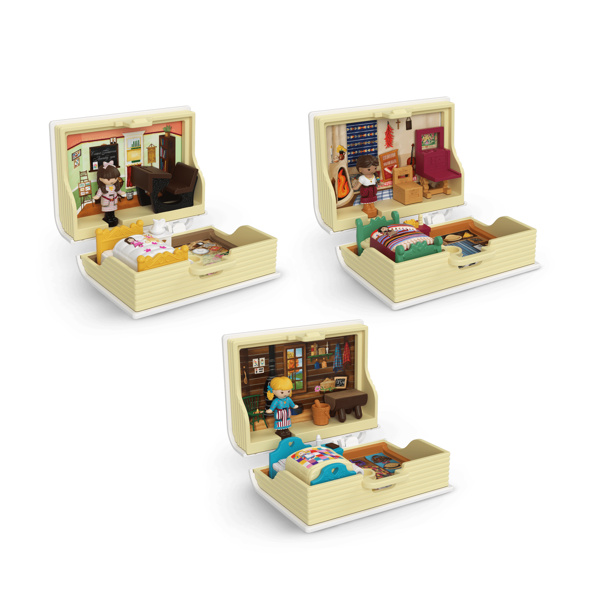 Polly Pocket™ x American Girl® Compact 3-Pack Set