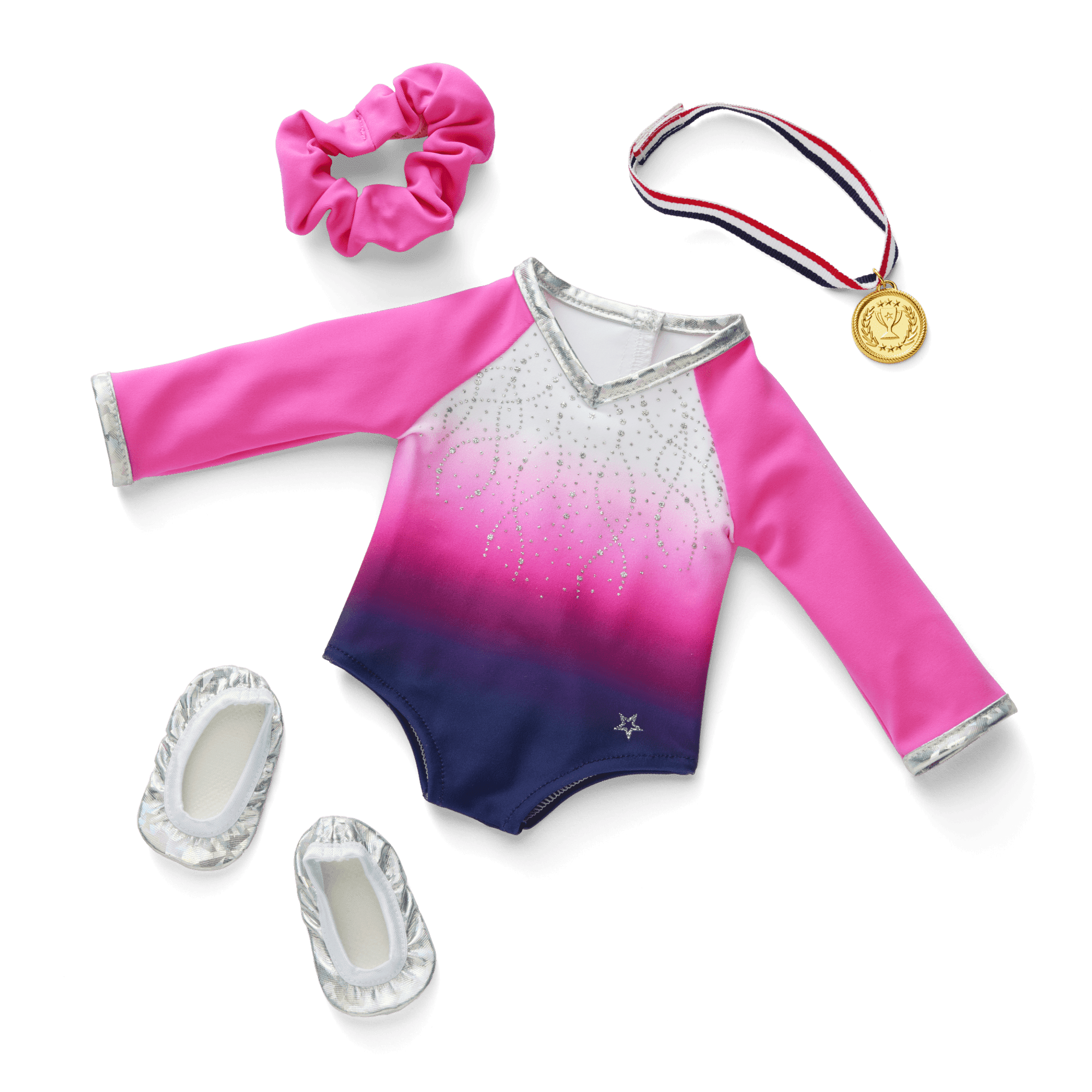 Dream Routine Gymnastics Set & Outfit for 18-inch Dolls