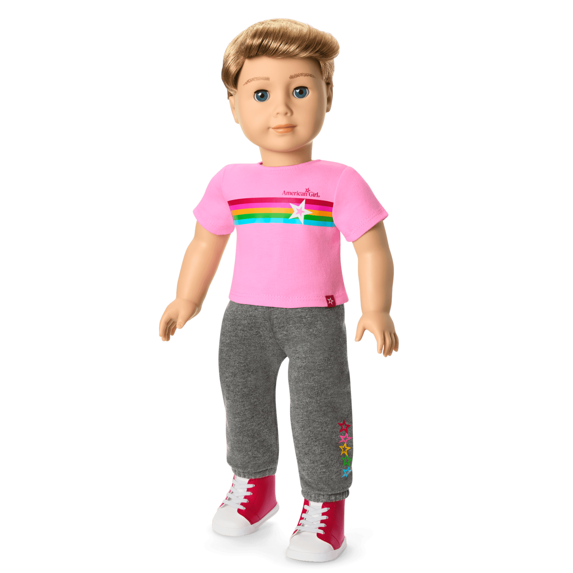 Truly Me™ 18-inch Doll #104 with straight caramel hair
