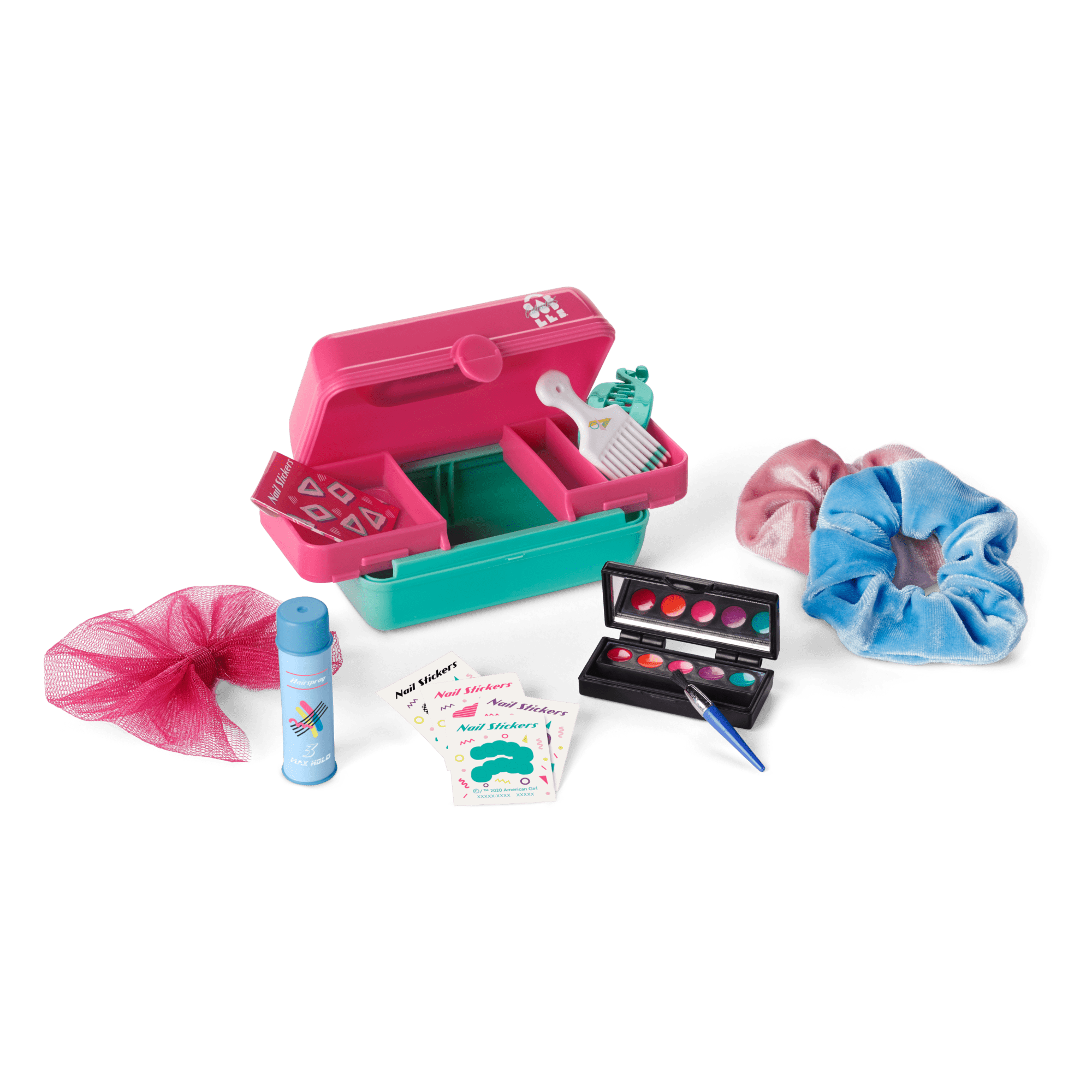 Courtney's™ Caboodles® & Hair Accessories Kit for 18-inch Dolls (Historical Characters)