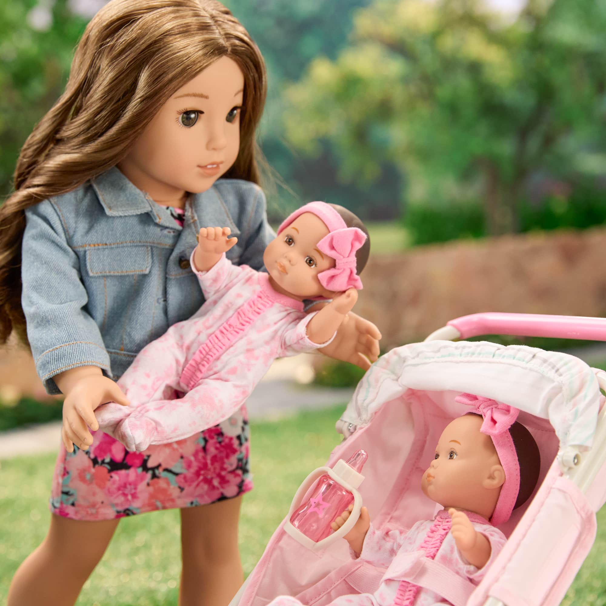 Little Bitty Baby™ Double Stroller Set for 7.75-inch Dolls