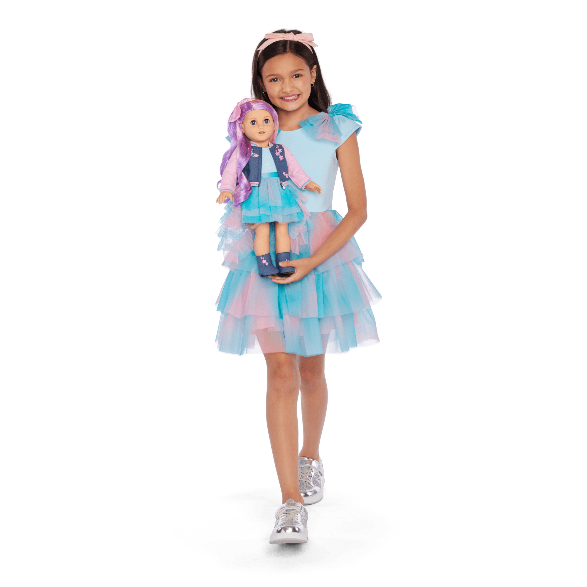American Girl® x Harlem’s Fashion Row Cherry Blossom Couture Ruffle Dress for Girls & 18-inch Dolls
