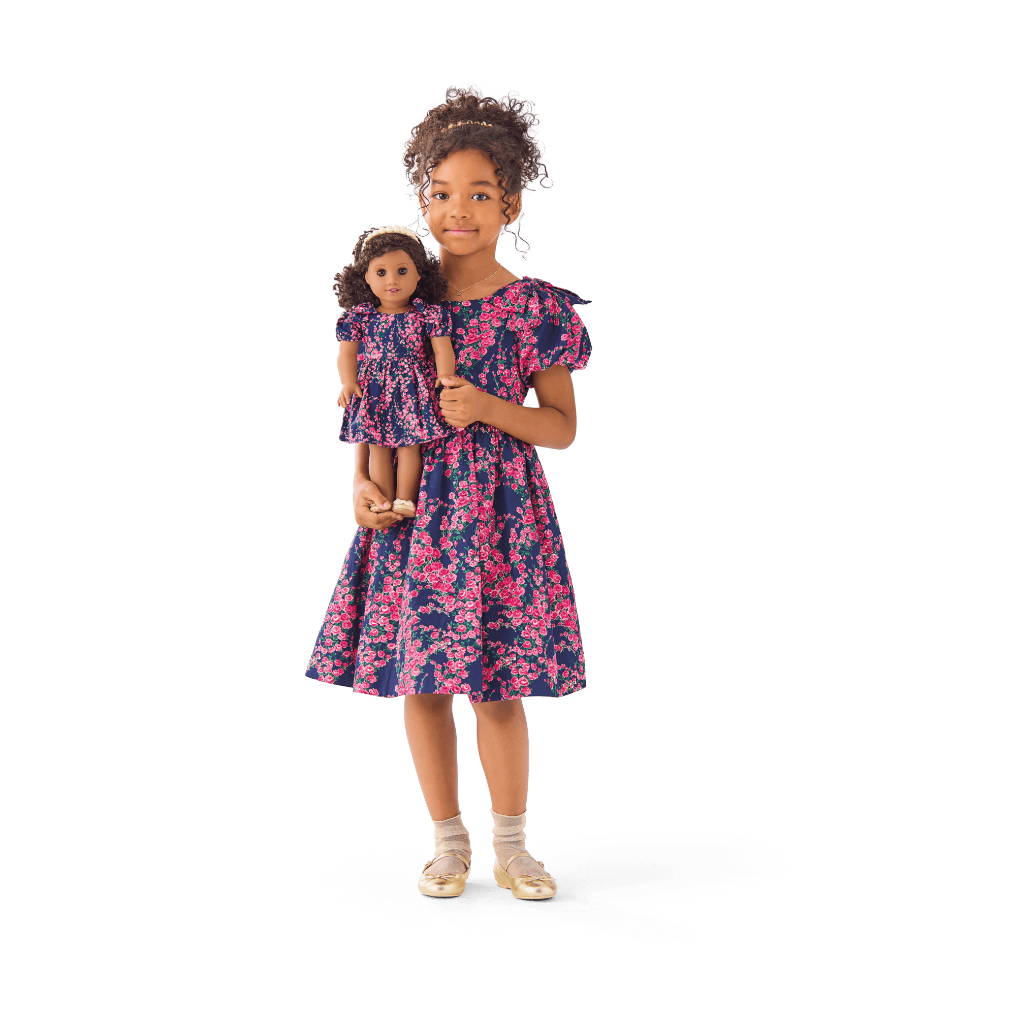 American Girl® x Janie and Jack Rosy Cascade Party Dress for Girls
