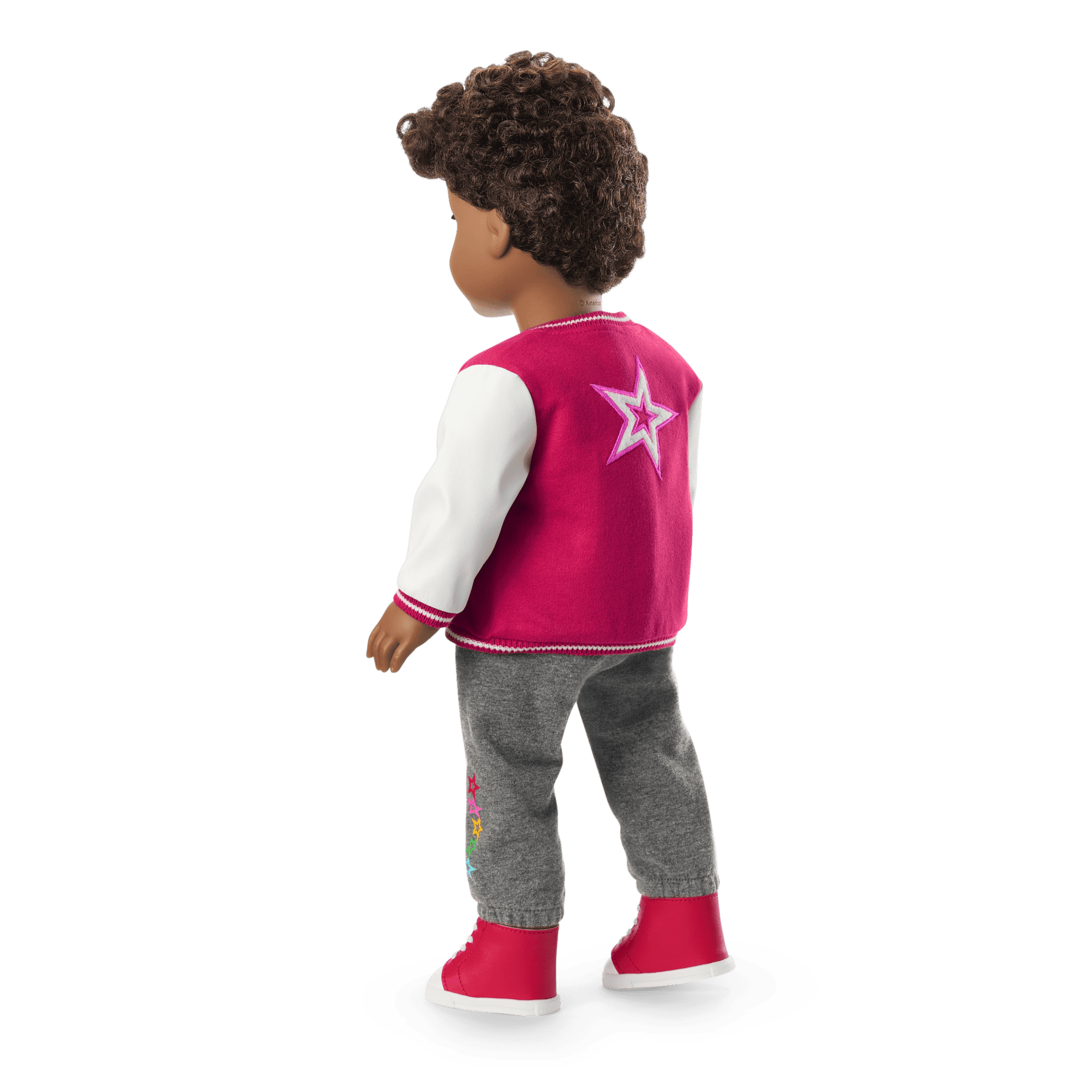 Truly Me™ 18-inch Doll #113 with curly dark-brown hair