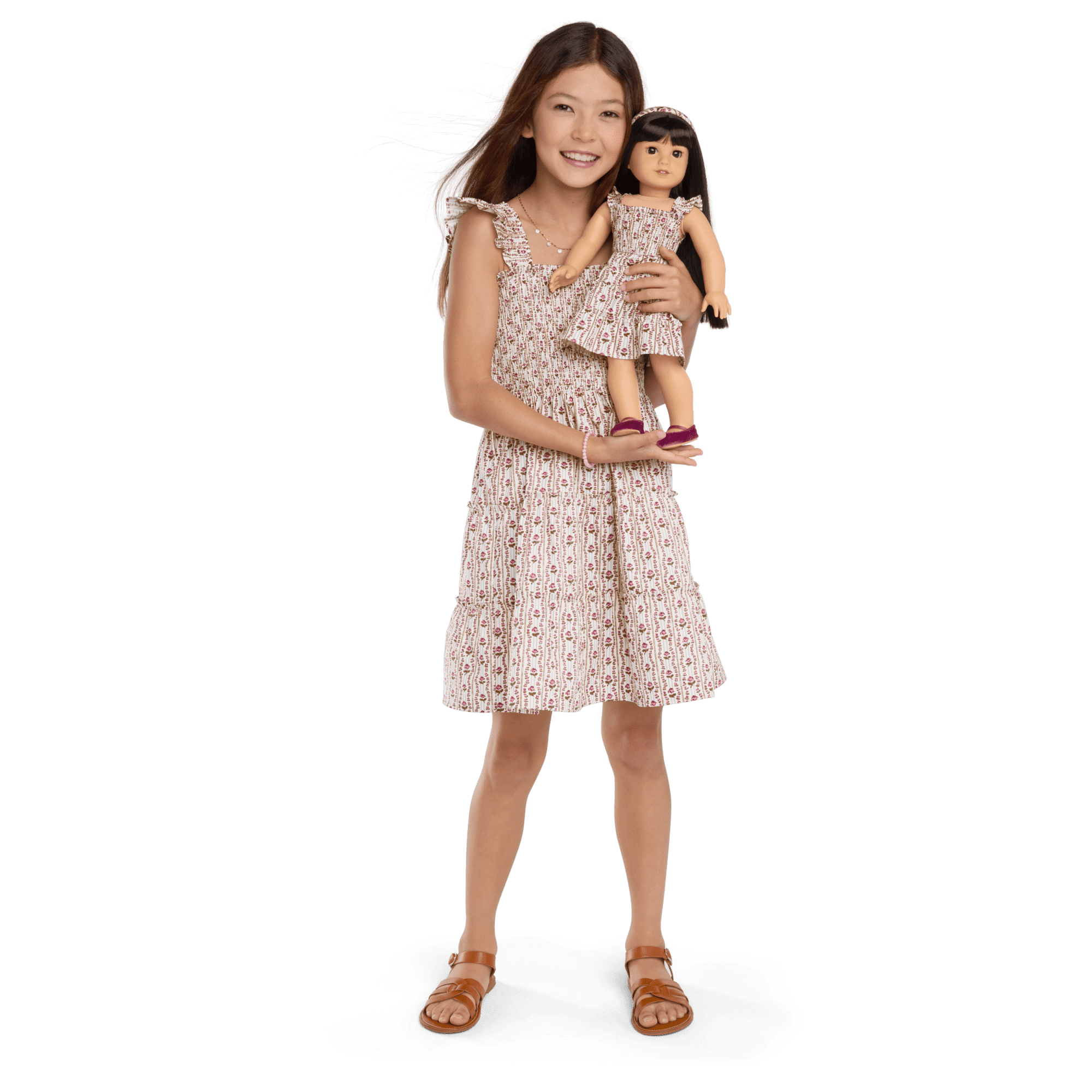 American Girl® x Hill House Home Tiny Ellie Nap Dress for Girls (Felicity™ Print)