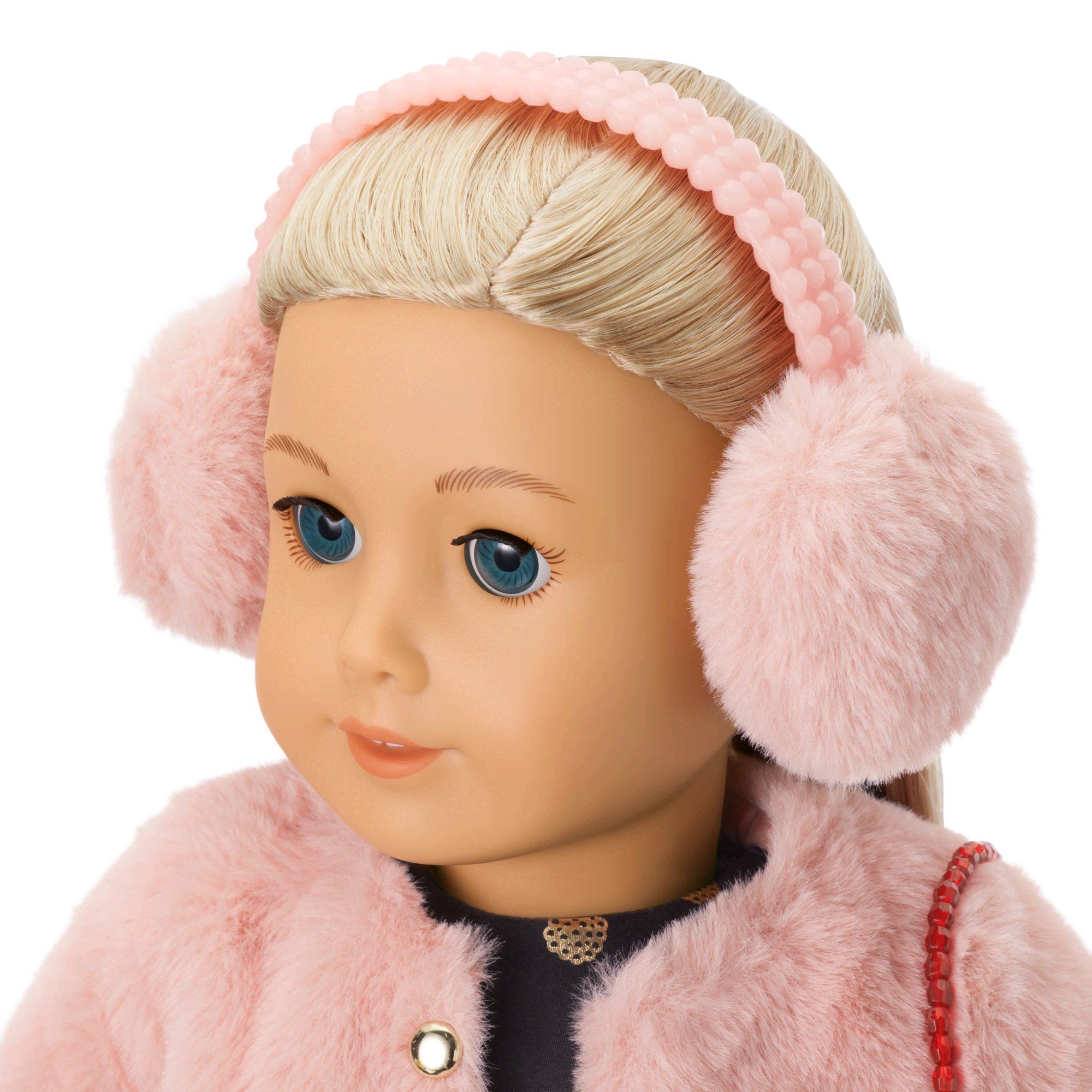 American Girl® x J.Crew Fair Isle Beanie & Scarf, Heart Purse & Accessories Bundle for 18-inch Dolls