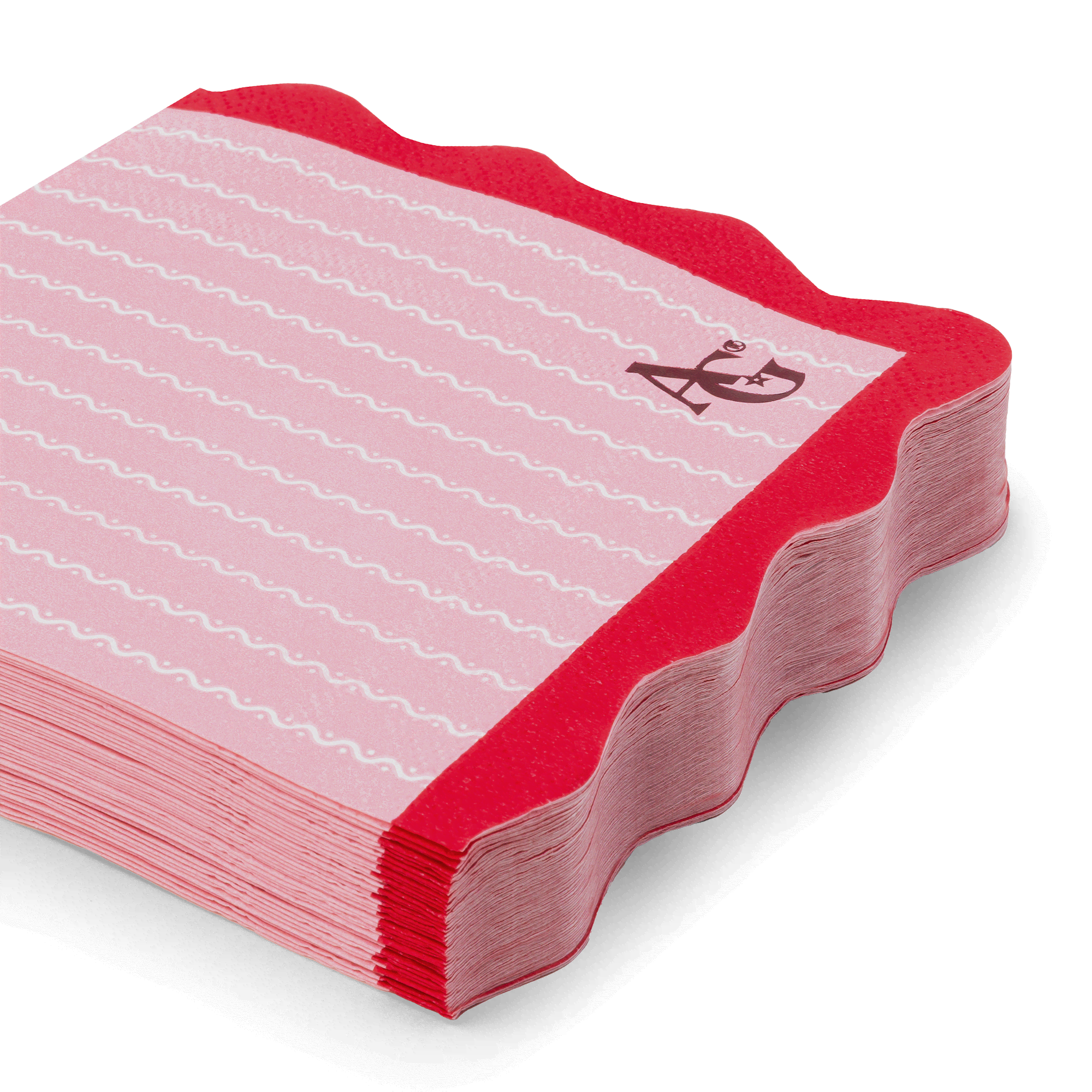 American Girl™ x Bonjour Fête Pink Pinstripe Small Napkins (Set of 20)