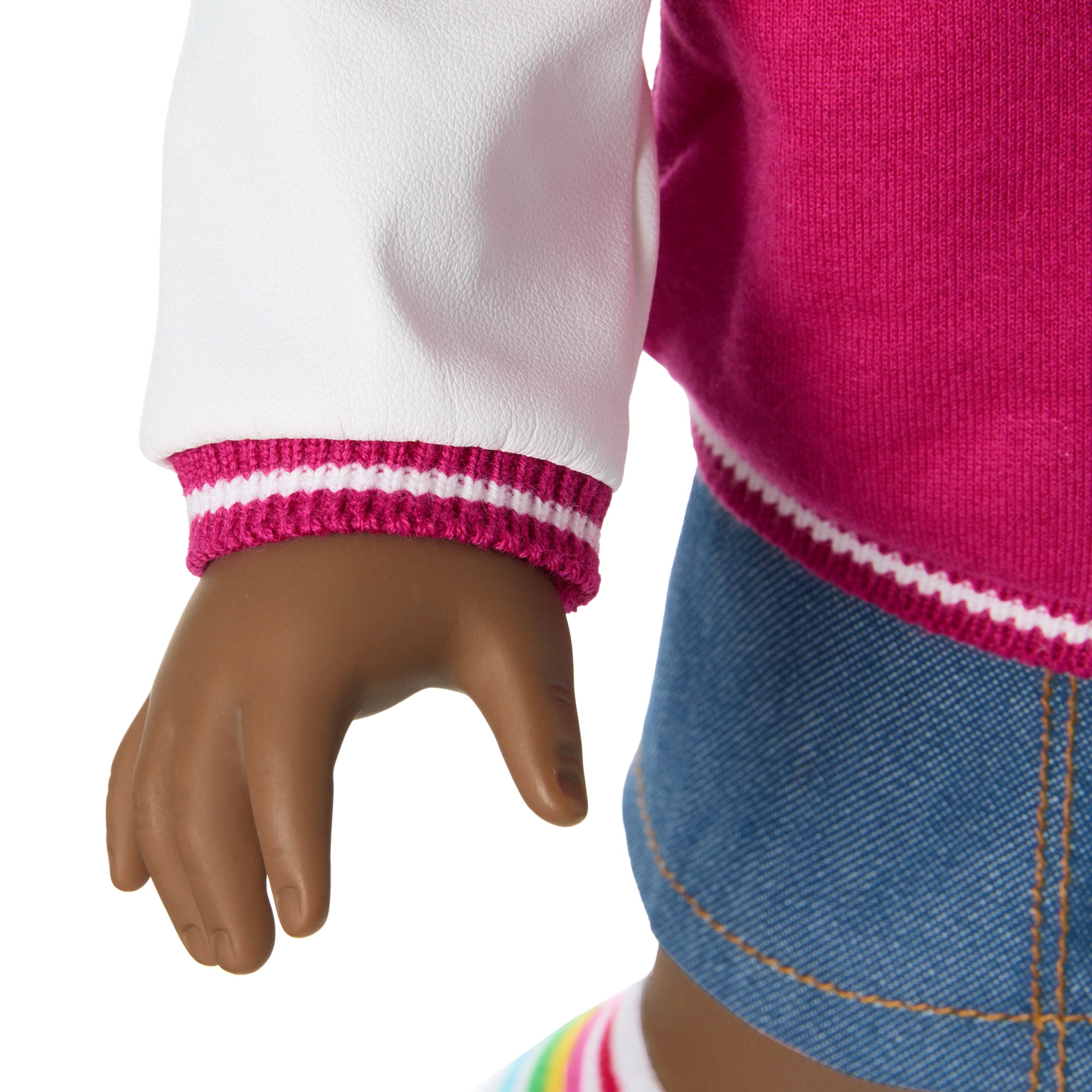 Truly Me™ 18-inch Doll #112 with curly dark-brown hair